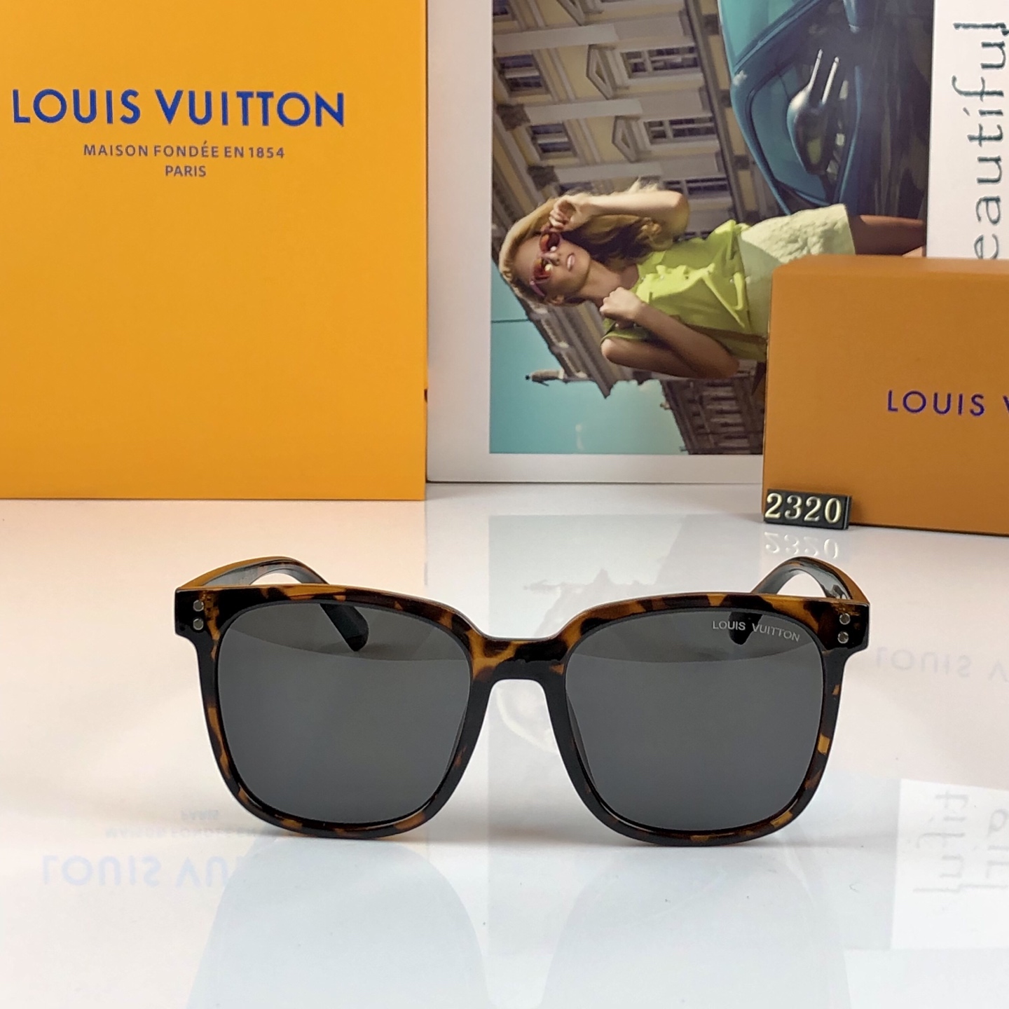 。。Louis vuitto*韩版大框防晒墨镜开车偏光眼镜出游度假男女情侣防紫外线太阳镜潮