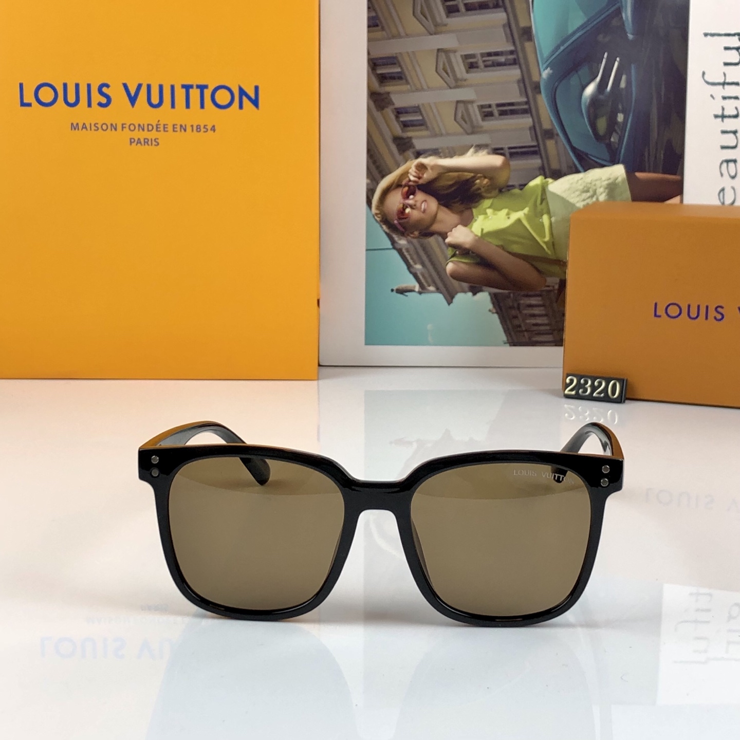 。。Louis vuitto*韩版大框防晒墨镜开车偏光眼镜出游度假男女情侣防紫外线太阳镜潮