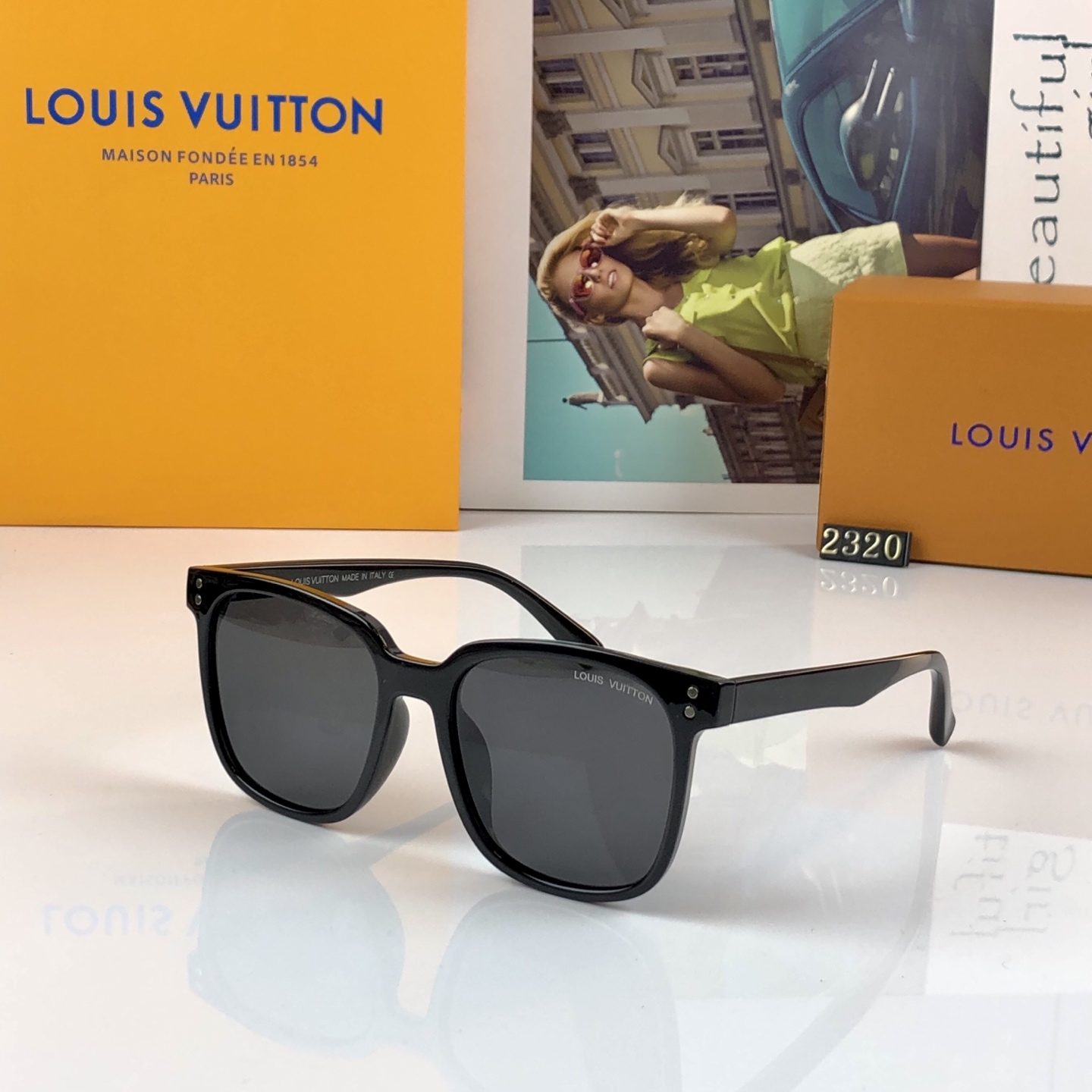 。。Louis vuitto*韩版大框防晒墨镜开车偏光眼镜出游度假男女情侣防紫外线太阳镜潮