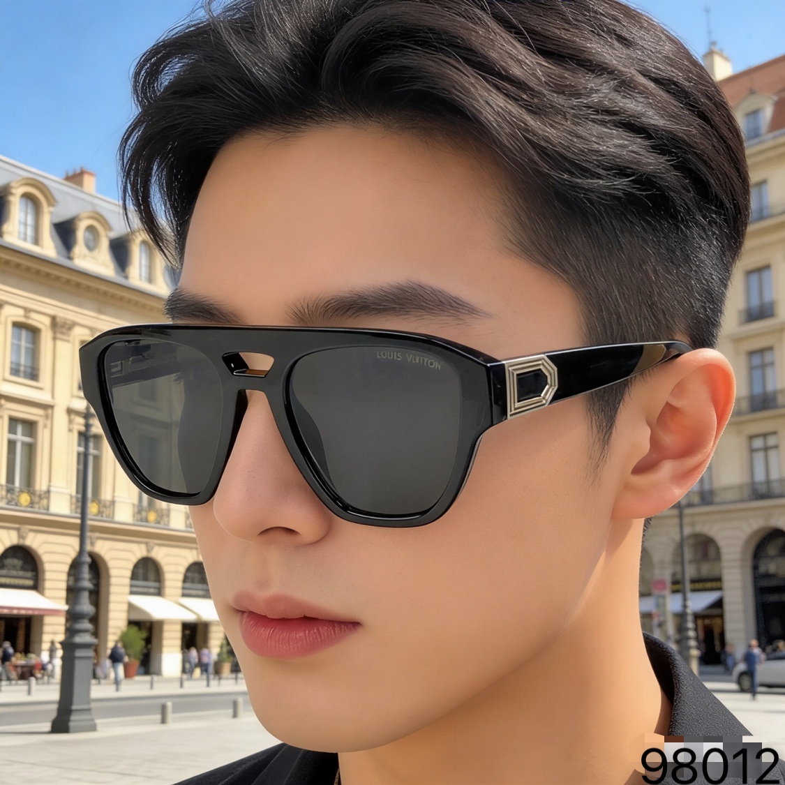 NO:767740,Louis vuitto* European and American new square fashion double bridge sunglasses retro casual driving business trend sunglasses glasses sunglasses sunglasses, glasses, louis vuitton19860909Louis vuitto*欧美新款方形时尚双梁墨镜太阳镜复古休闲驾驶商务潮流墨镜眼镜墨镜太阳镜,眼镜,louis vuitton,glasses