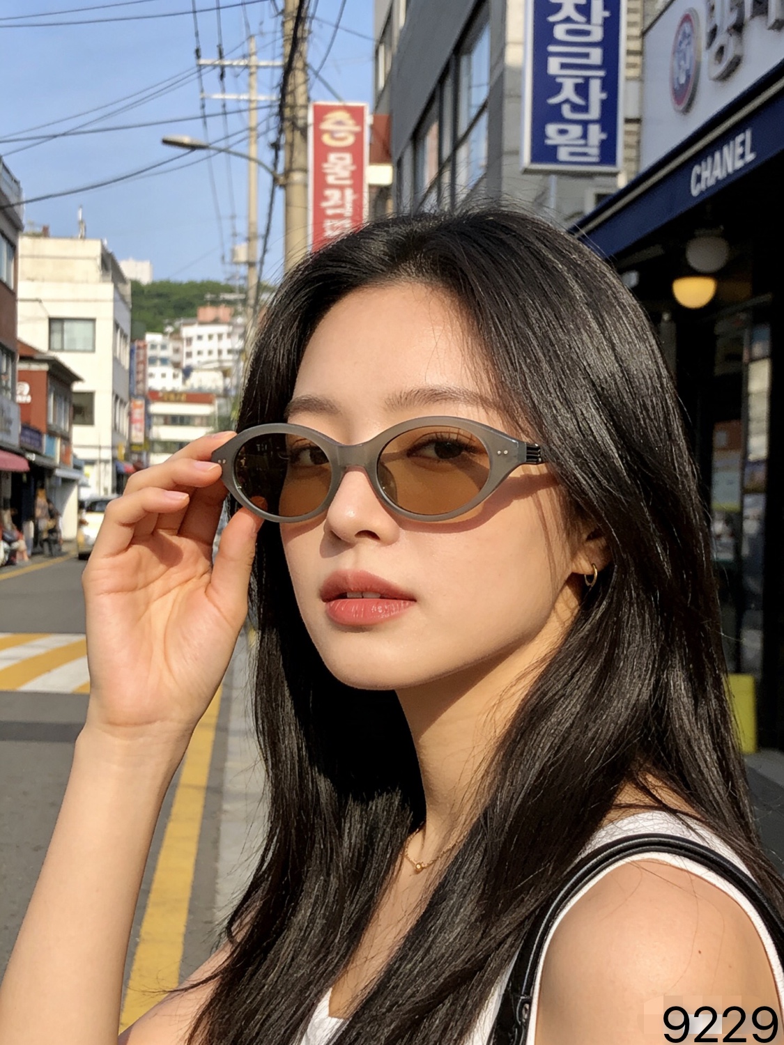 NO:767683,Chane* Cat Eye Sunglasses Women's Trendy High-end Retro Oval Small Frame Suitable for Small Face Sunglasses Handsome Personalized Anti-UV Glasses Sunglasses Sunglasses, Glasses, Chanel19860909Chane*猫眼墨镜女潮高级感复古椭圆小框适合小脸太阳镜痞帅个性防紫外线眼镜墨镜太阳镜,眼镜,chanel,glasses