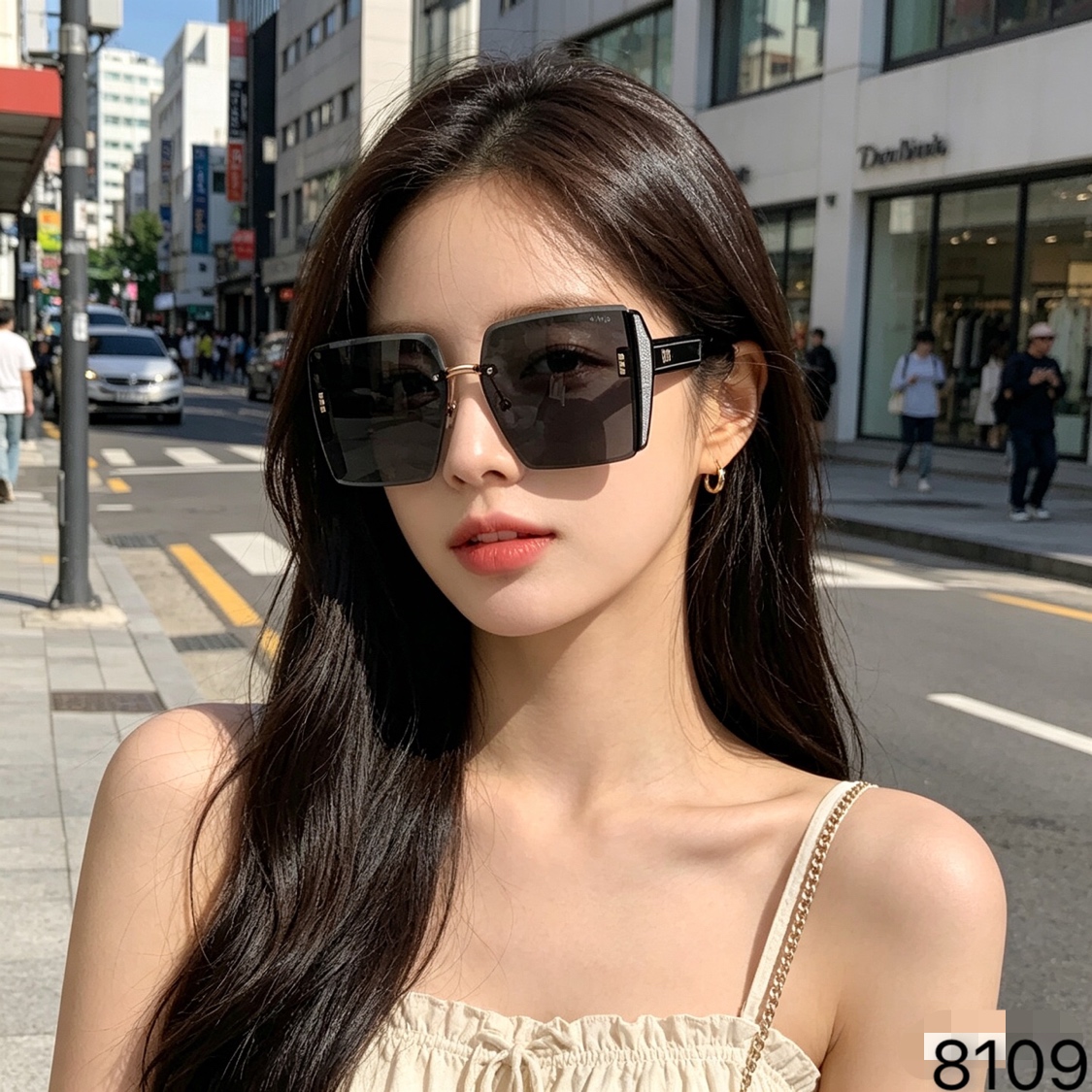 NO:767724,Dio*Korean style trendy ladies Internet celebrity versatile large frame square travel sunglasses street photography rimless glasses sun protection sunglasses glasses sunglasses sunglasses, glasses, dior19860909Dio*韩版潮女士网红百搭大框方形旅游太阳镜街拍无框眼镜防晒遮阳墨镜眼镜墨镜太阳镜,眼镜,dior,glasses