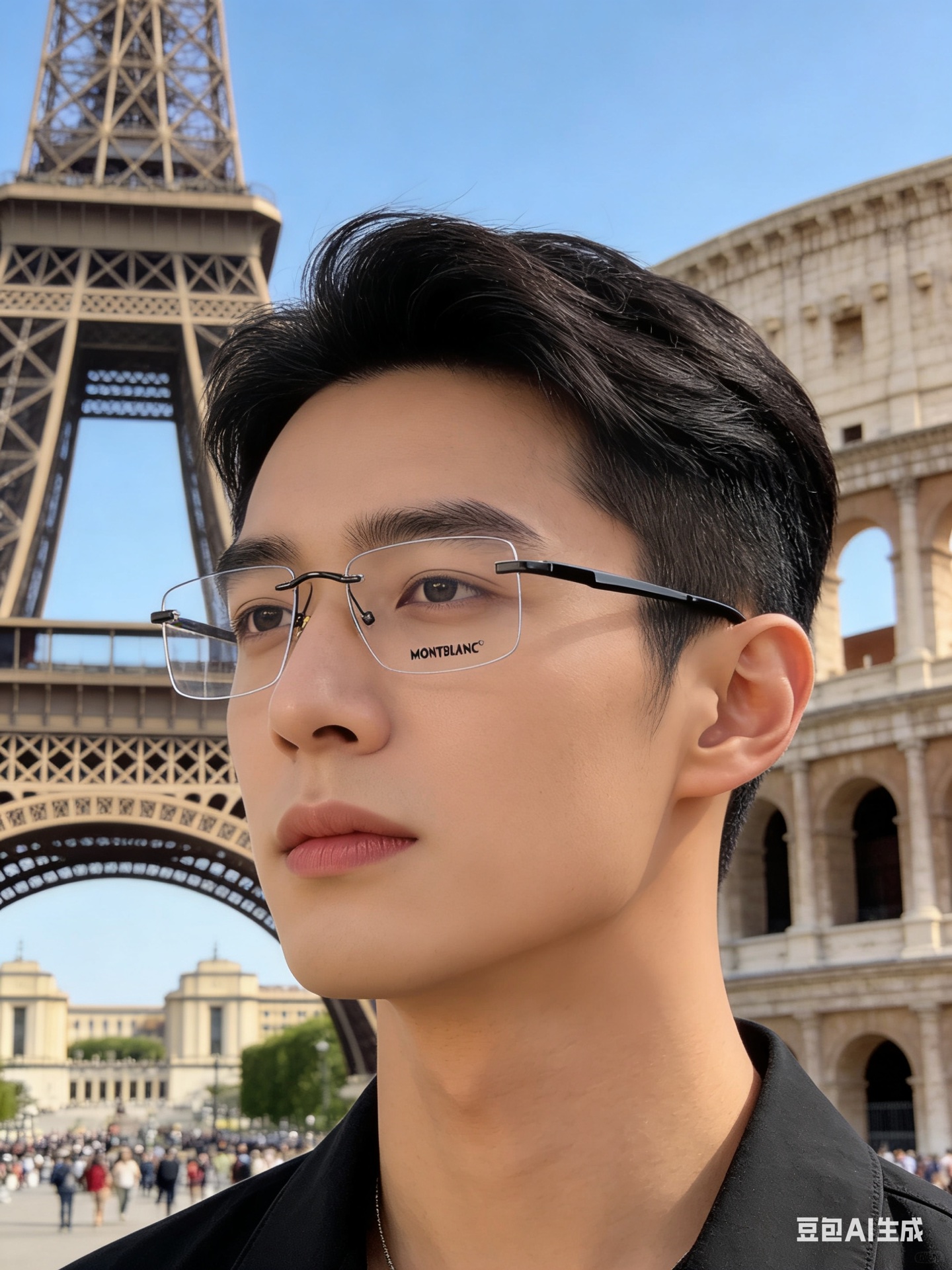 NO:767842,[New] Montblan* rimless high-end business temperament optical myopia glasses frame glasses sunglasses sunglasses, glasses19860909【新款】Montblan*无框高级商务气质光学近视眼镜框眼镜墨镜太阳镜,眼镜,glasses
