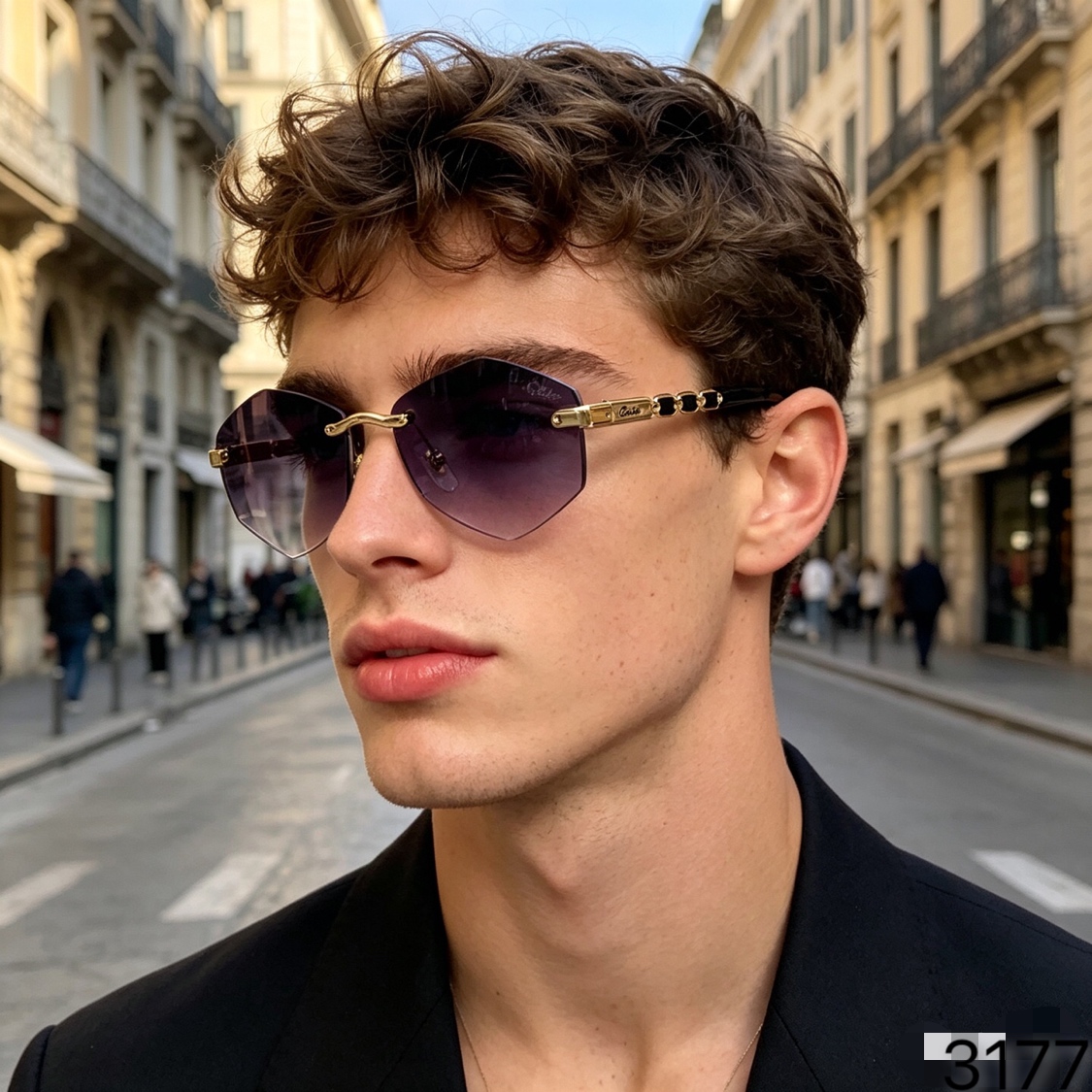 NO:767887,Cartie*2026 new personalized frameless sunglasses European and American ins style trendy men and women sunglasses decorative glasses sunglasses sunglasses, glasses, cartier19860909Cartie*2026新款个性无框墨镜欧美ins风潮流男女太阳眼镜装饰眼镜墨镜太阳镜,眼镜,cartier,glasses