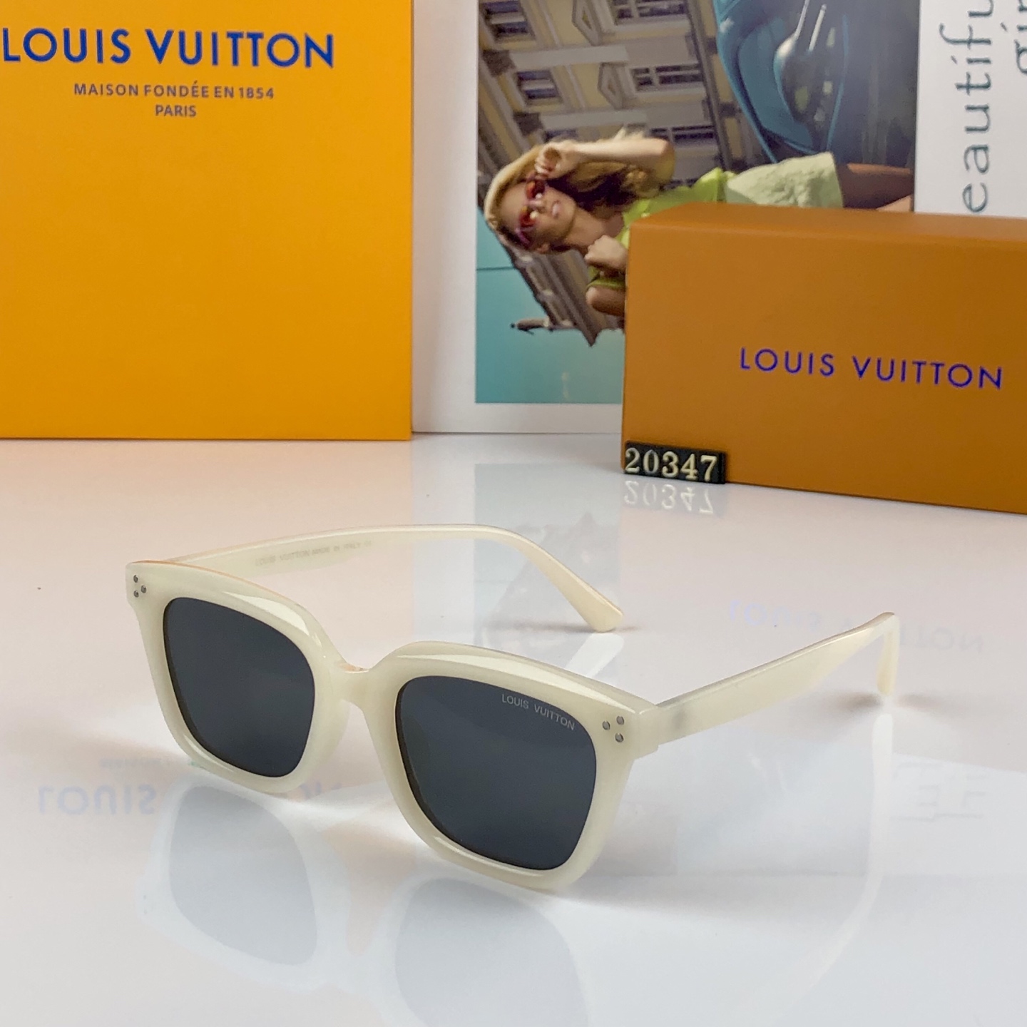 。。Louis vuitto*网红墨镜情侣款一对旅游百搭方形太阳镜男女款防紫外线2026新款潮