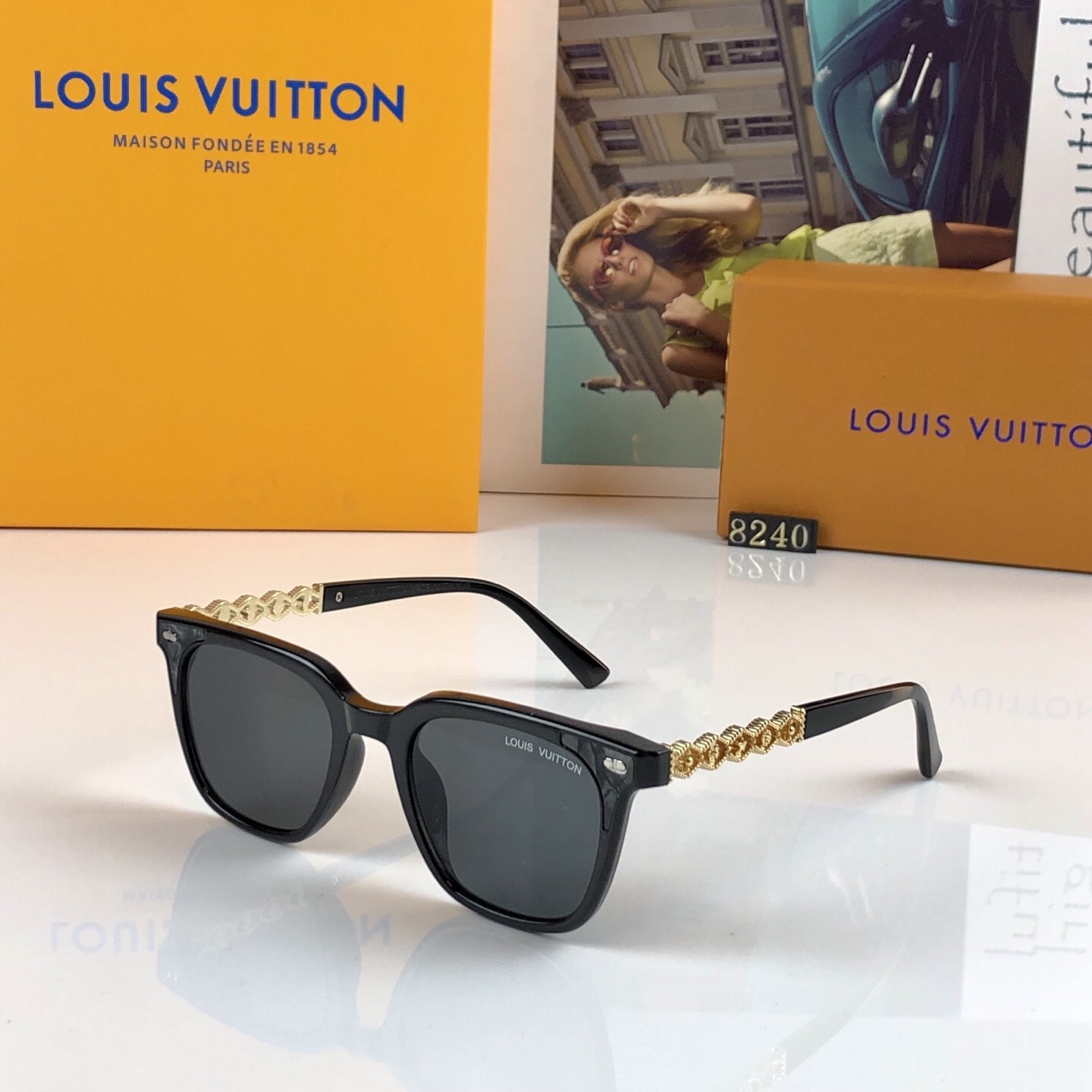 。。Louis vuitto*户外出行显脸小太阳镜时尚太阳眼镜墨镜遮阳镜显脸瘦开车墨镜