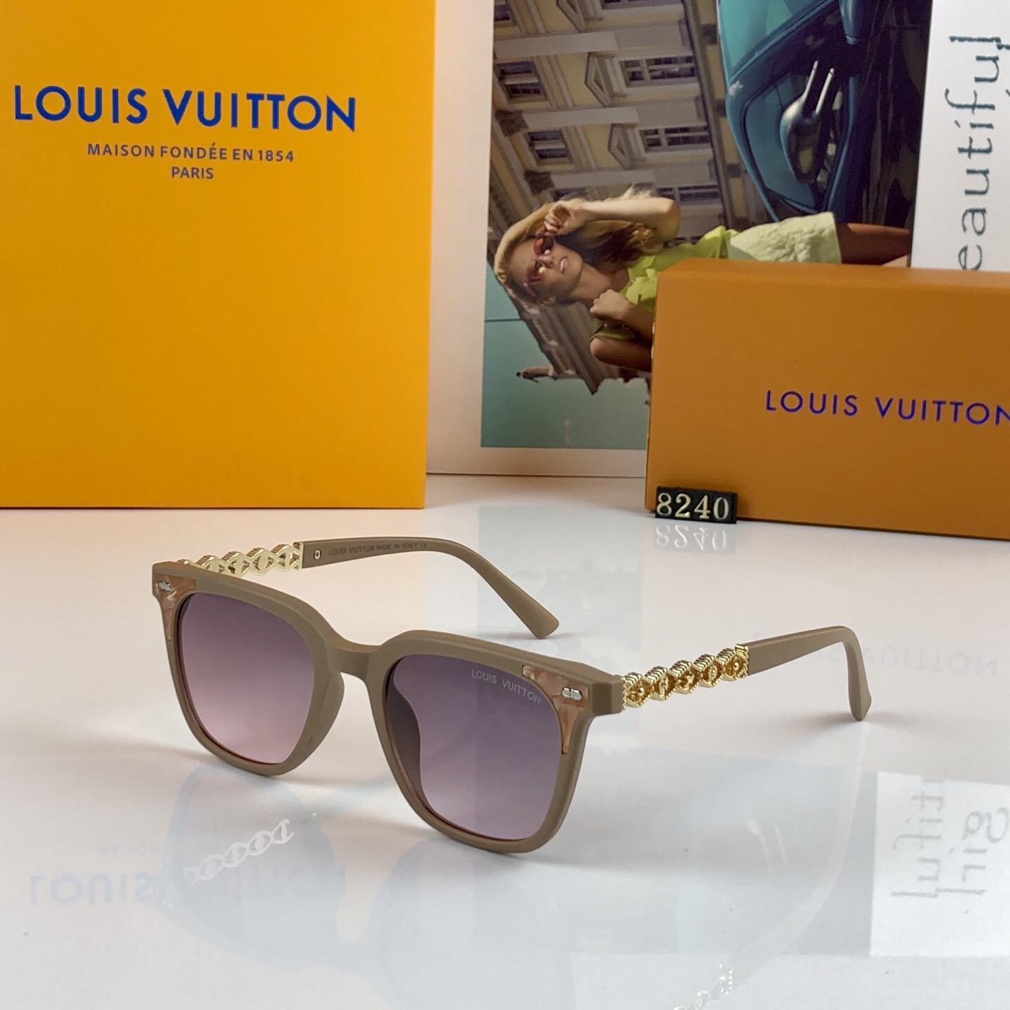 。。Louis vuitto*户外出行显脸小太阳镜时尚太阳眼镜墨镜遮阳镜显脸瘦开车墨镜