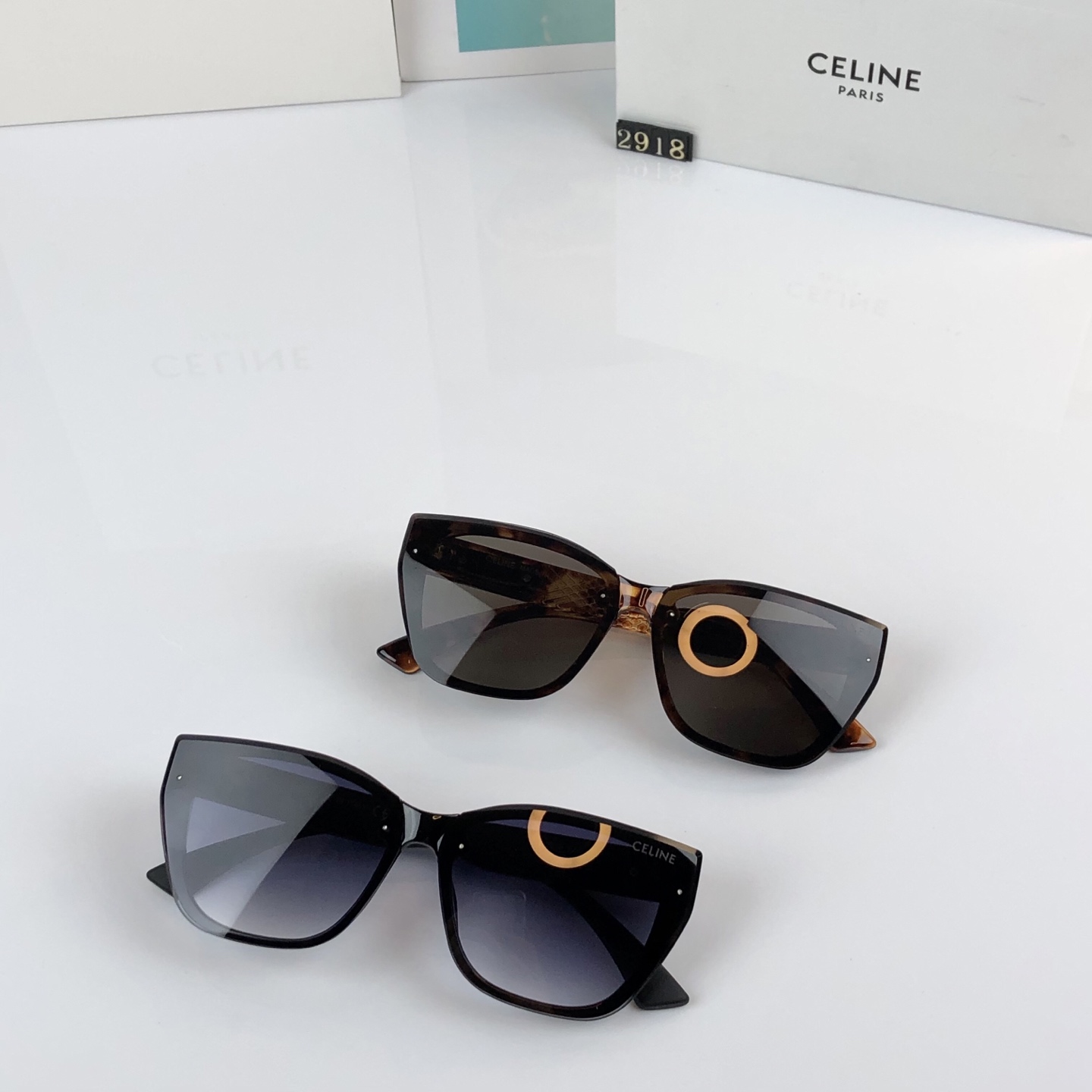 。。Celin*新款欧美复古太阳镜方框时尚潮流百搭墨镜男女款开车防紫外线