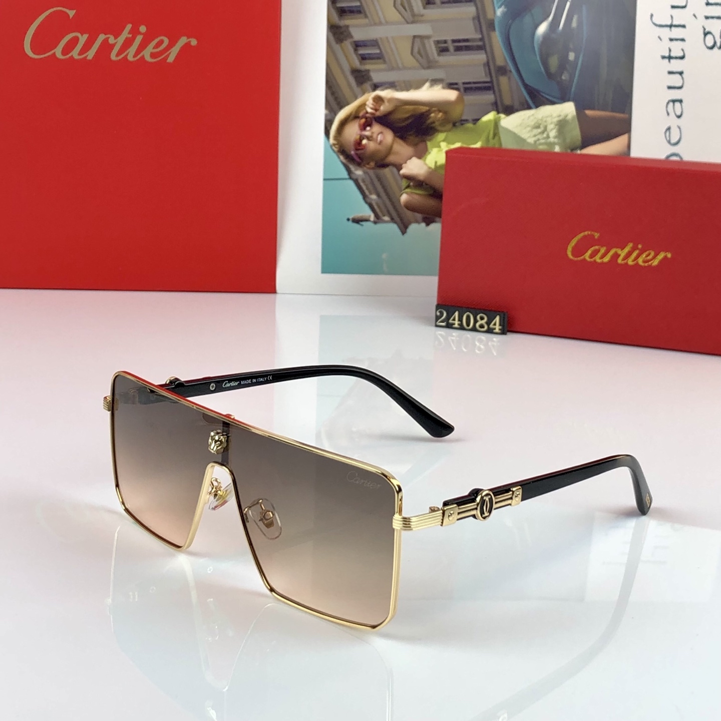 。。Cartie* 新款男女太阳镜 时尚潮流休闲墨镜 驾驶出游太阳眼镜