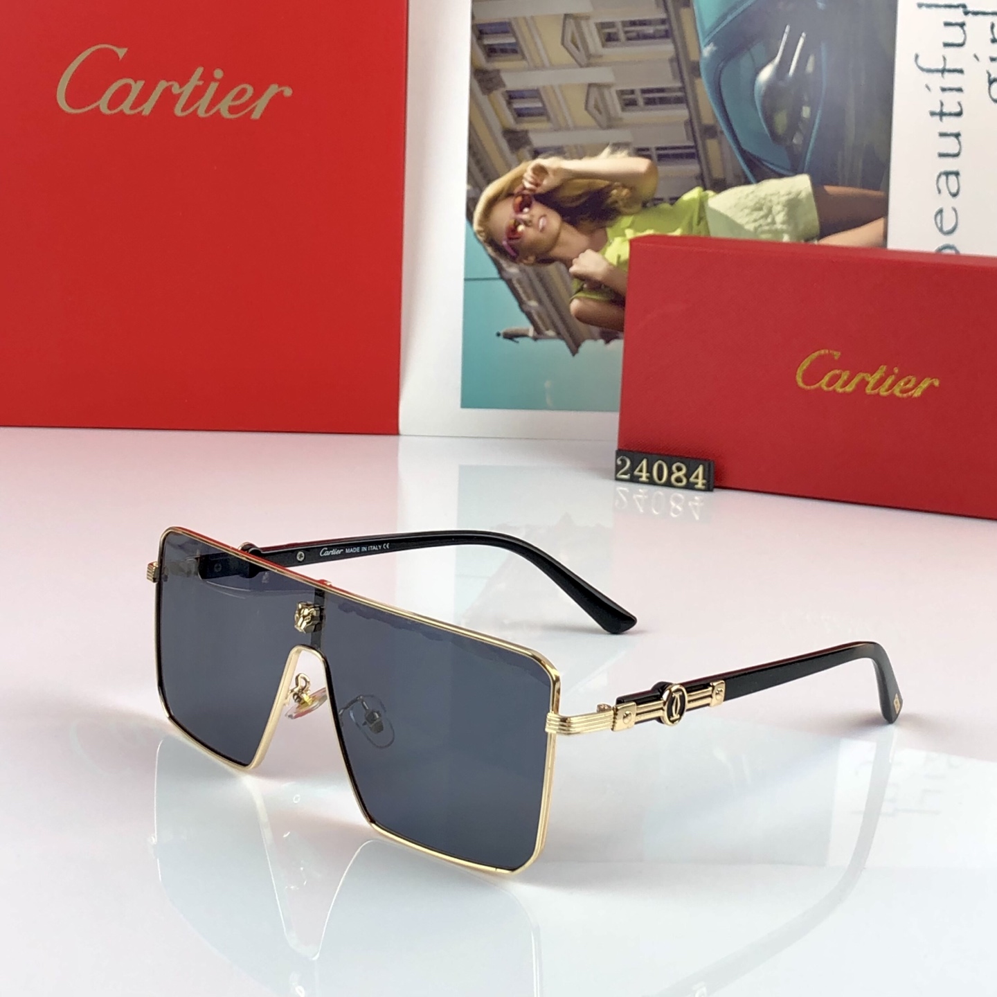 。。Cartie* 新款男女太阳镜 时尚潮流休闲墨镜 驾驶出游太阳眼镜