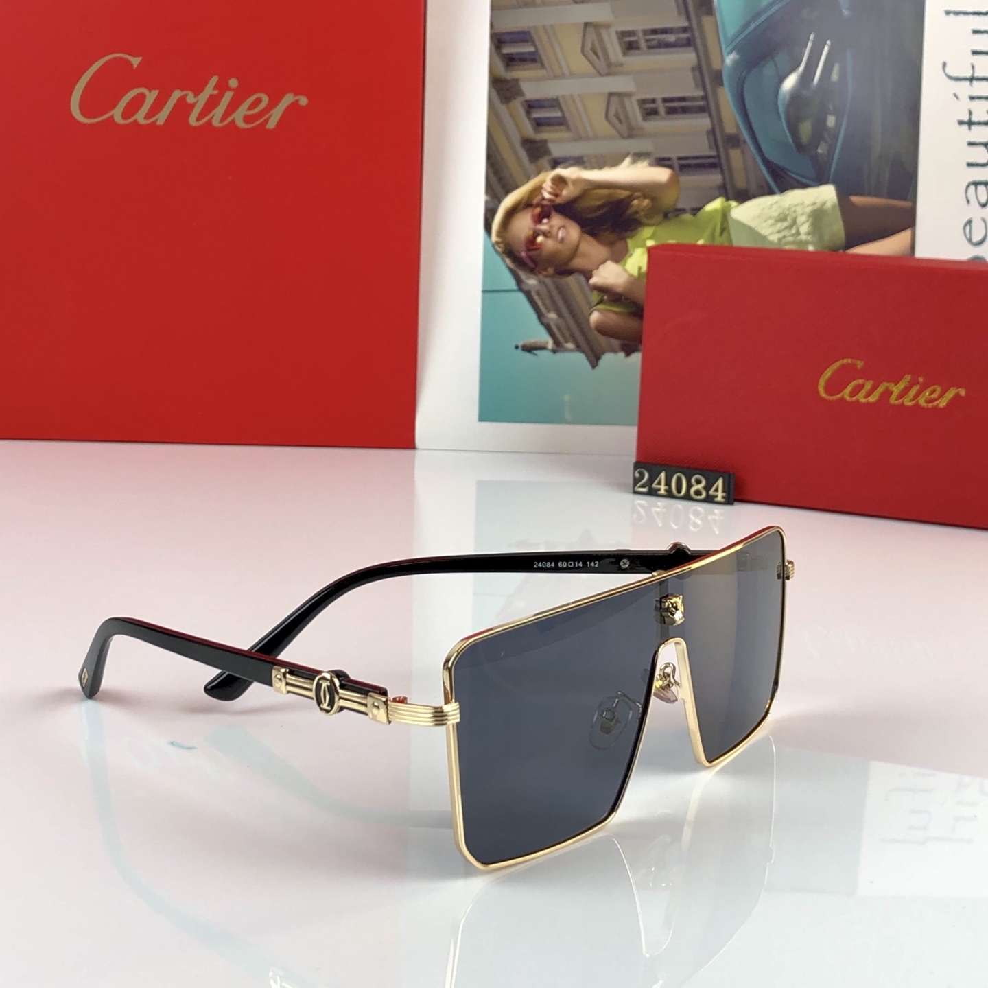 。。Cartie* 新款男女太阳镜 时尚潮流休闲墨镜 驾驶出游太阳眼镜