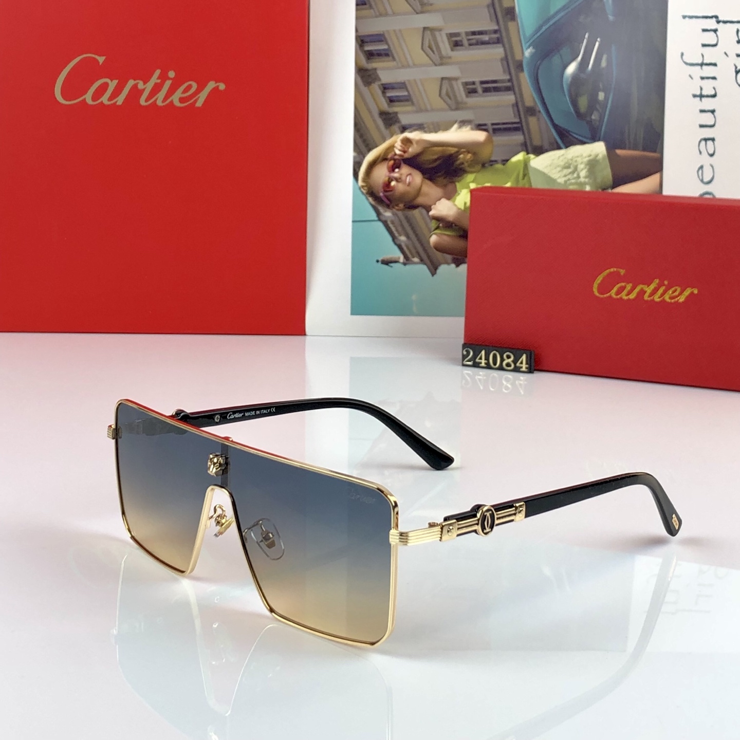 。。Cartie* 新款男女太阳镜 时尚潮流休闲墨镜 驾驶出游太阳眼镜