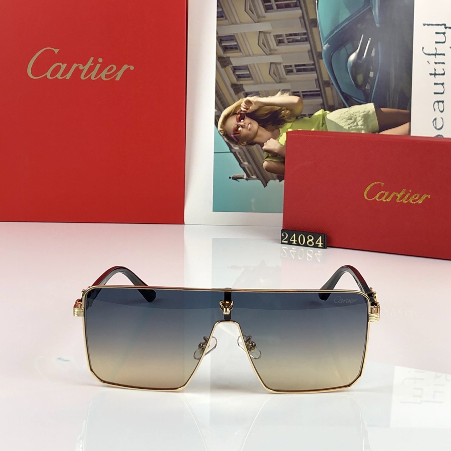。。Cartie* 新款男女太阳镜 时尚潮流休闲墨镜 驾驶出游太阳眼镜