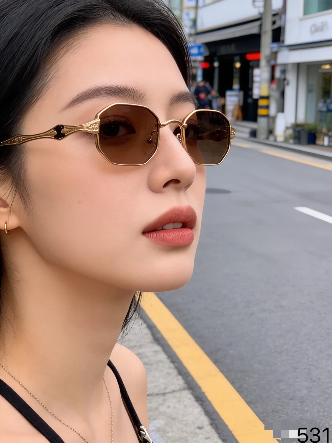 。。Celin*2026新款网红太阳镜女复古欧美圆脸墨镜男ins街拍潮流眼镜