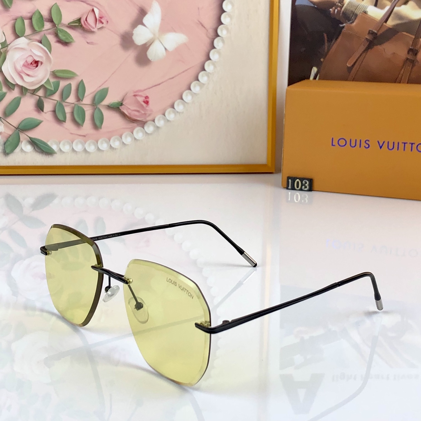 。。Louis vuitto*高清尼龙偏光太阳镜变色镜无框太阳镜眼镜钓鱼墨镜