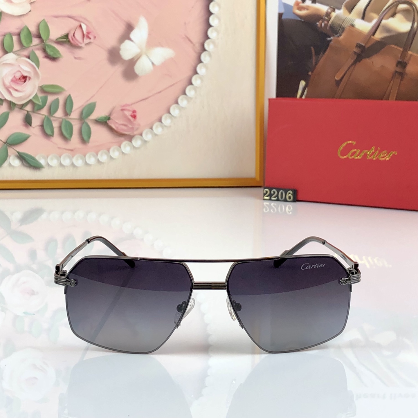 。。Cartie*【品质】休闲驾驶户外高清偏光镜轻奢高级感潮流墨镜女太阳眼镜男