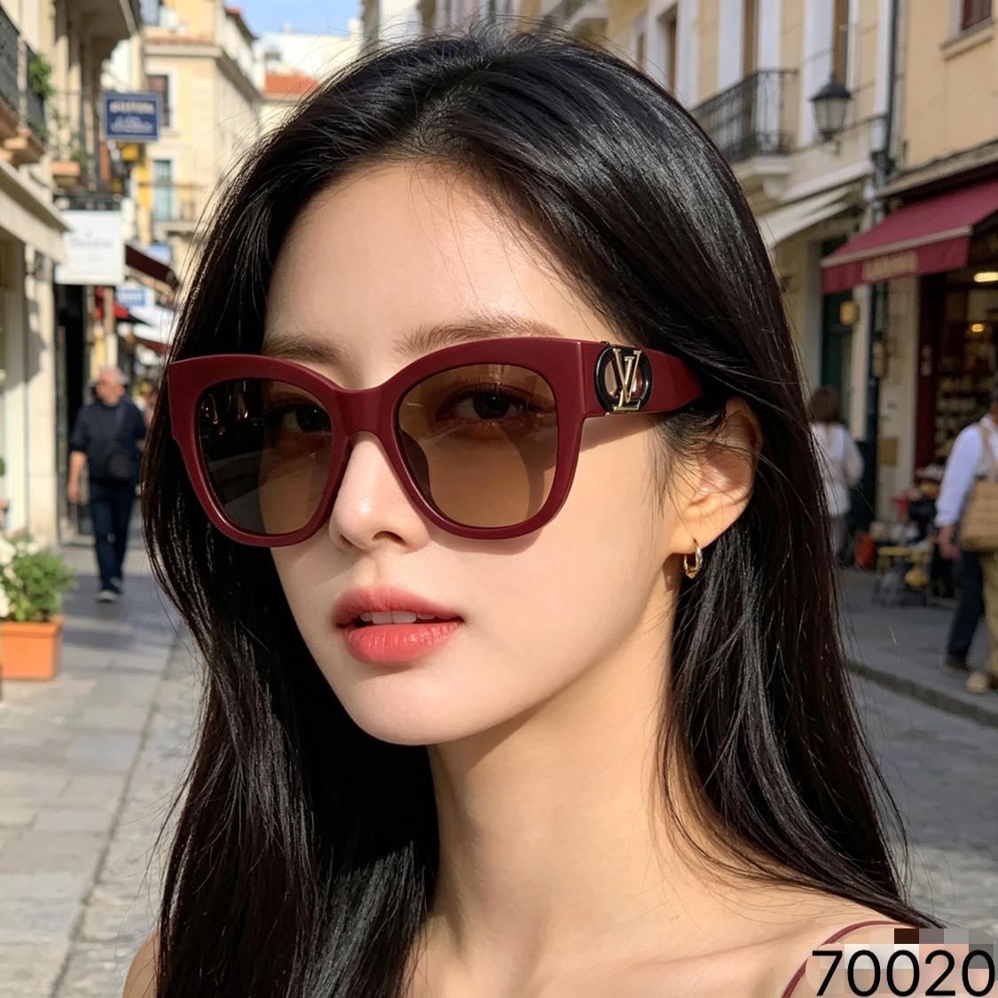 。。Louis vuitto*2026新款欧美轻奢风潮墨镜女时尚太阳眼镜高级感遮阳墨镜