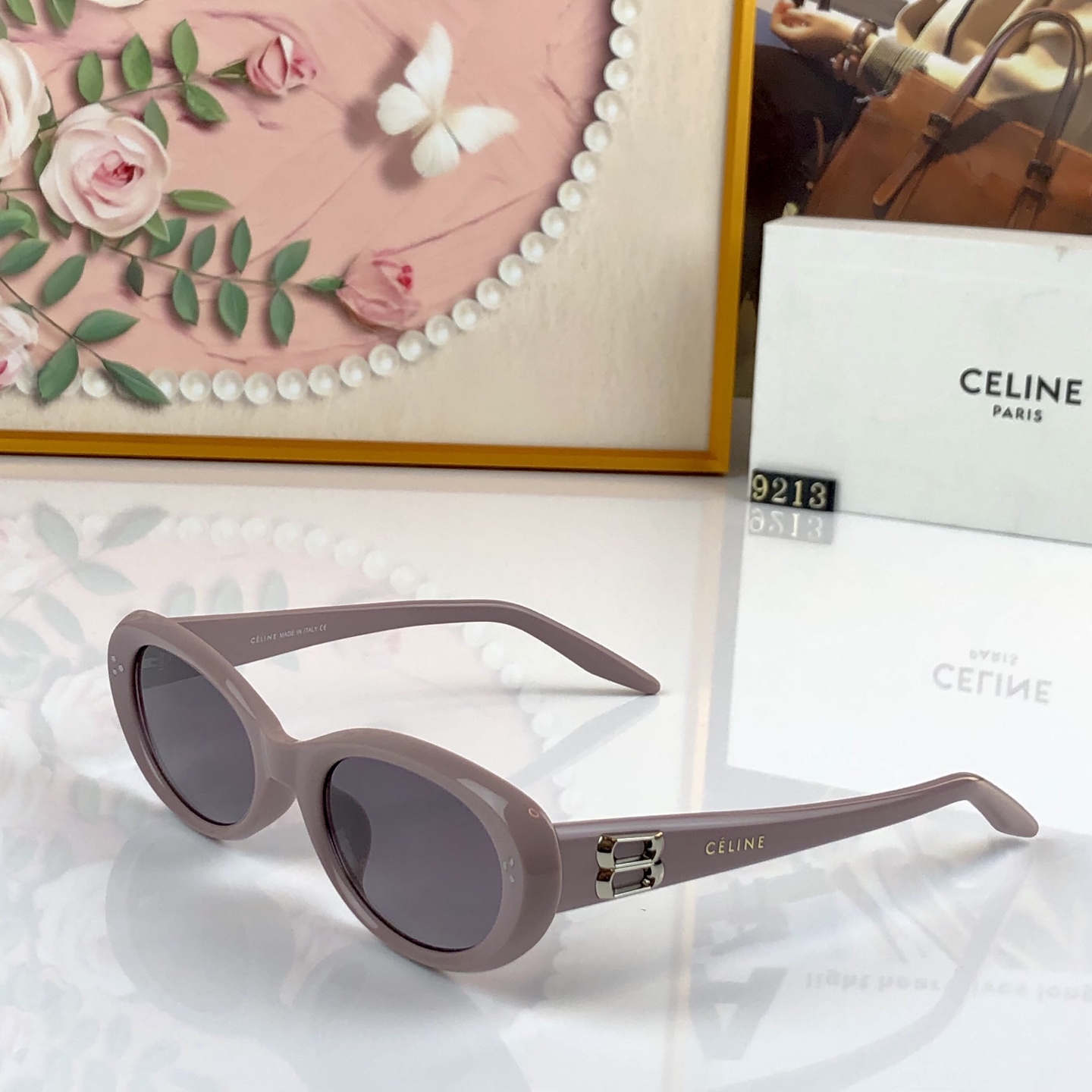 。。Celin*2026新款男女墨镜小框时尚太阳眼镜椭圆形可配近视度数潮