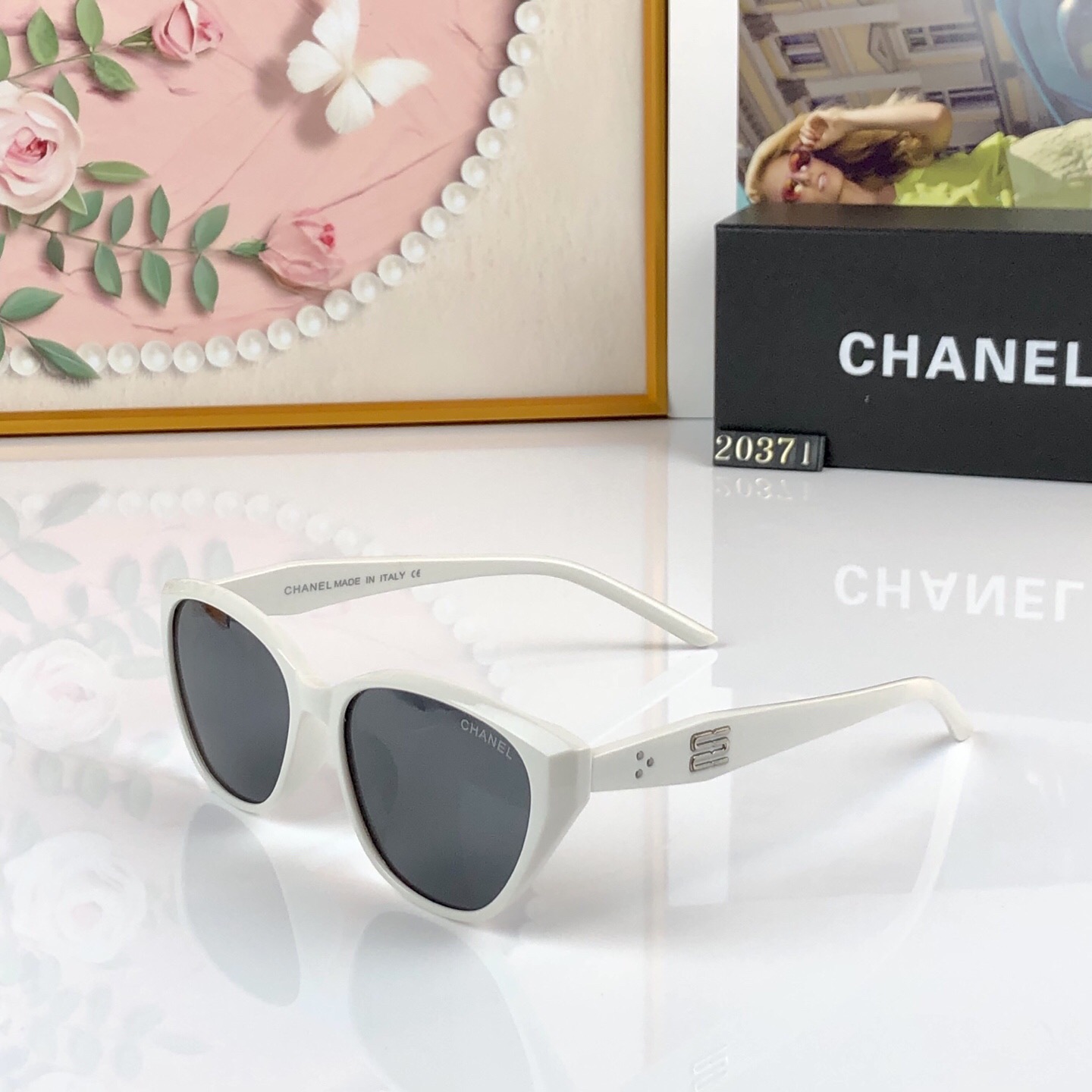 。。Chane*偏光太阳镜女新款高清轻奢时尚太阳眼镜女潮流防紫外线高级墨镜