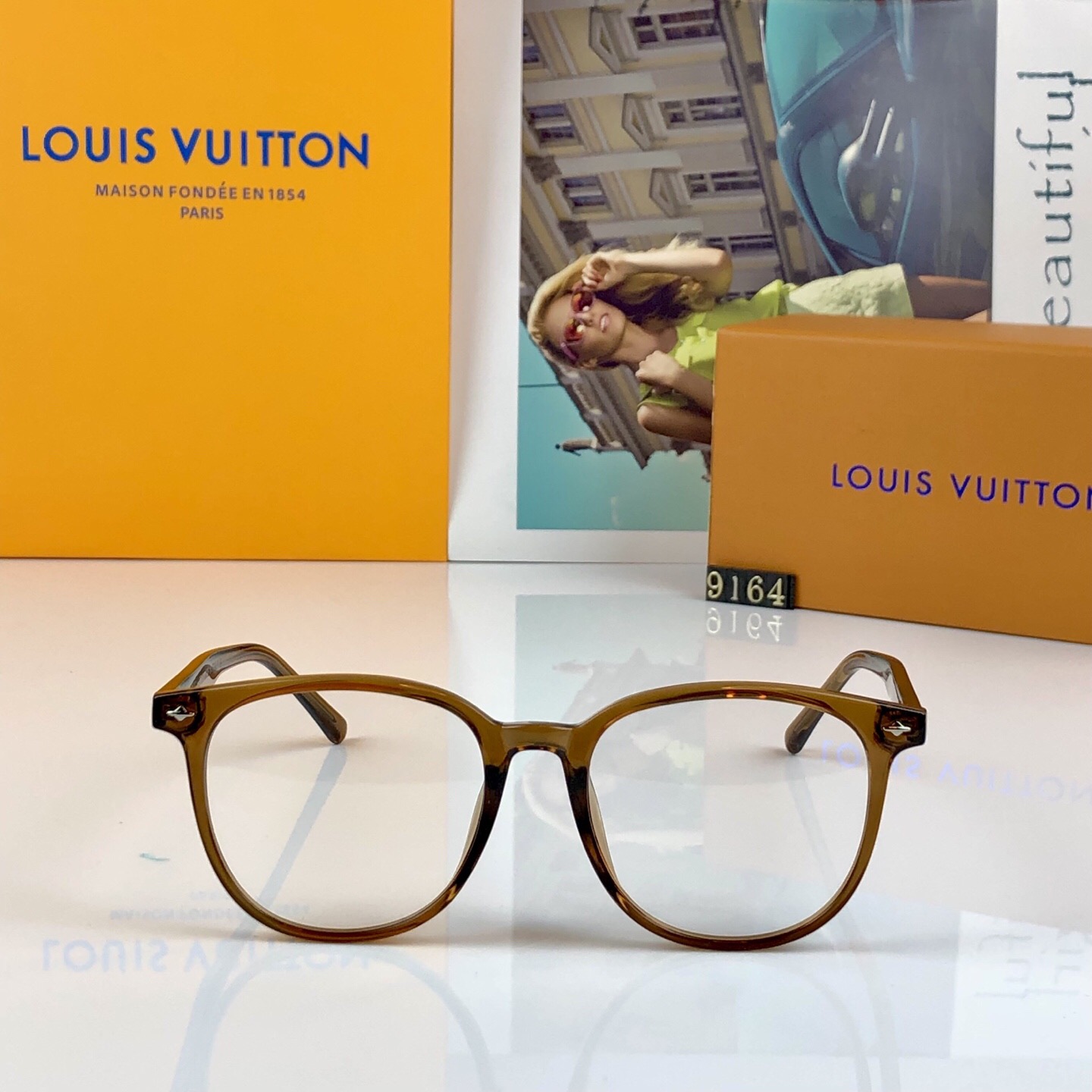 。。Louis vuitto*新款大框韩系近视眼镜框女网红素颜显脸小平光镜架可配度数