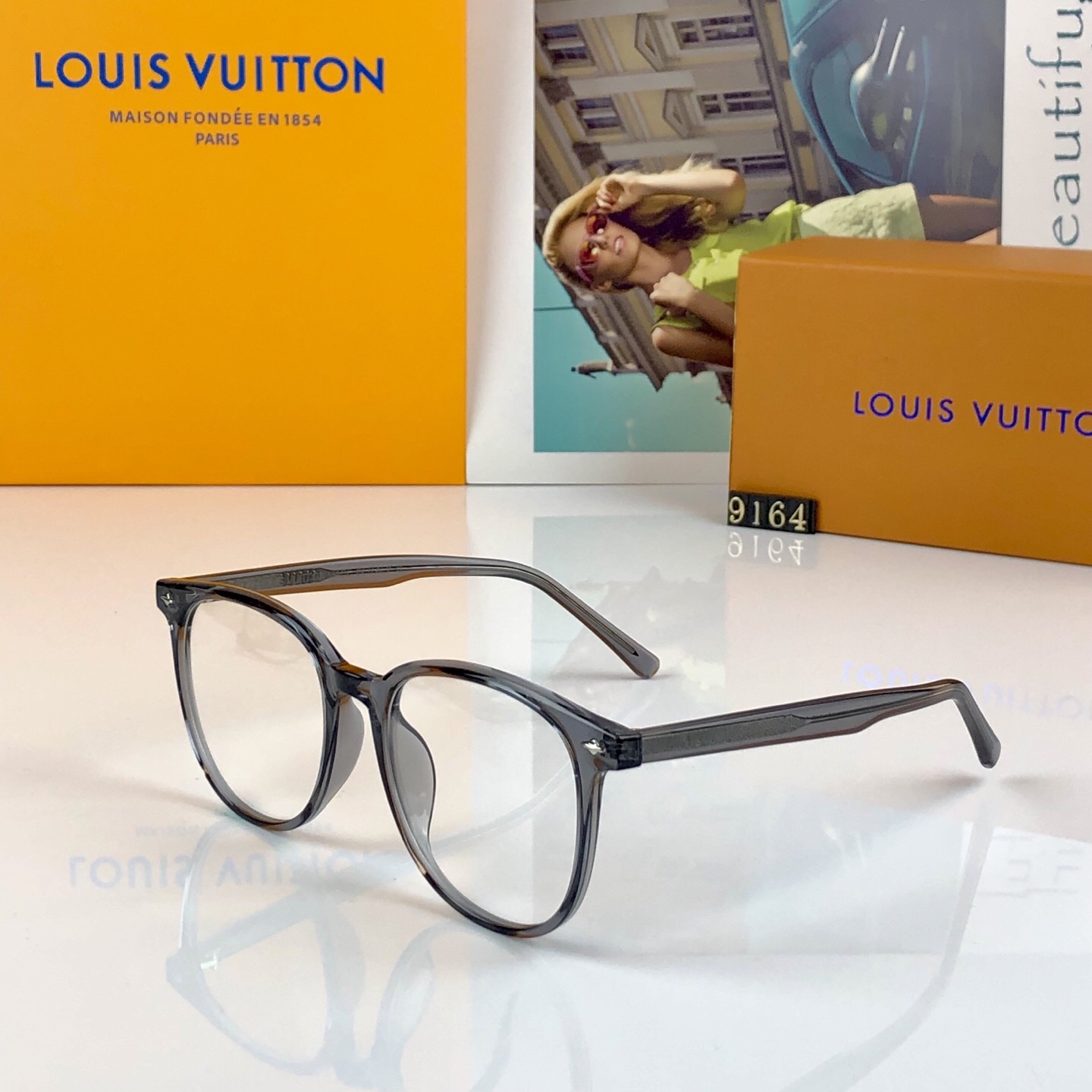 。。Louis vuitto*新款大框韩系近视眼镜框女网红素颜显脸小平光镜架可配度数