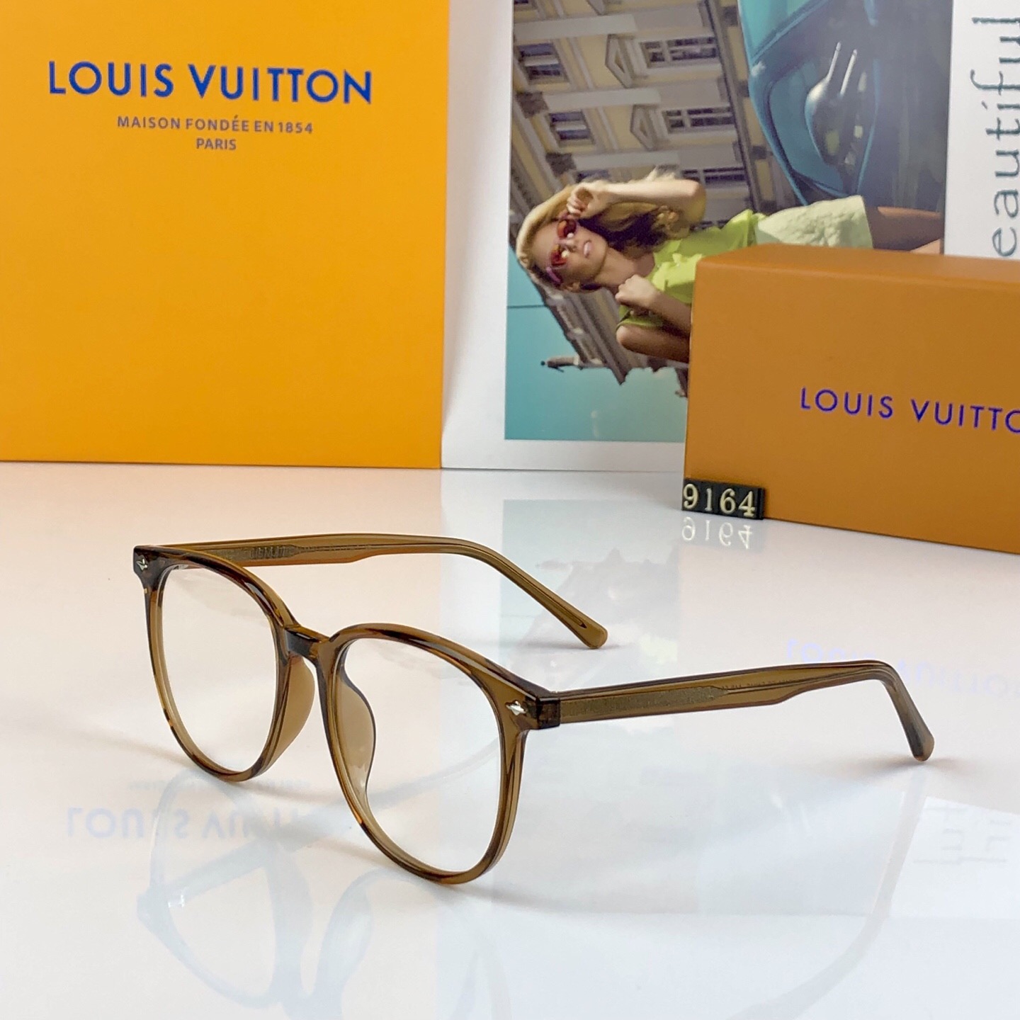 。。Louis vuitto*新款大框韩系近视眼镜框女网红素颜显脸小平光镜架可配度数