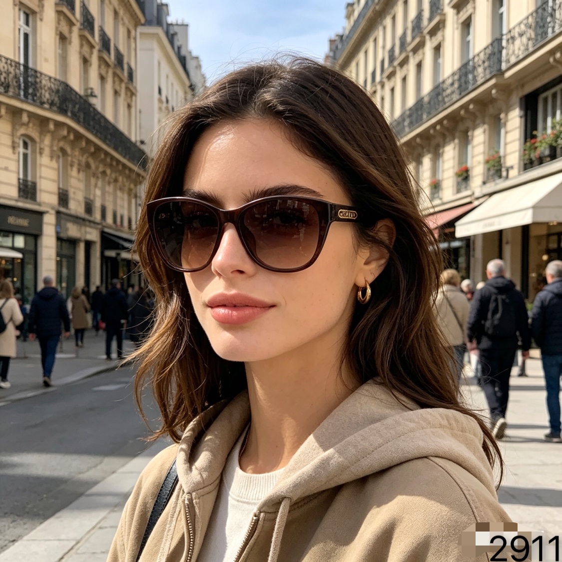 。。Chane*太阳镜欧美潮流时尚墨镜女士韩版复古小框优雅个性前卫眼镜