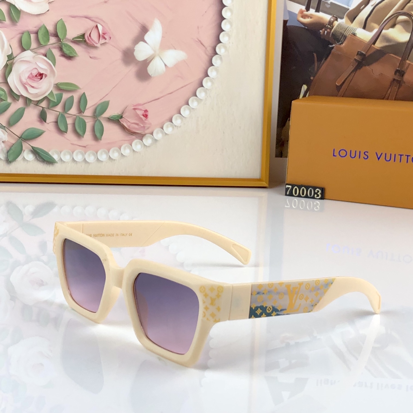 。。Louis vuitto*2026新款方框太阳镜女士轻奢墨镜防紫外线明星同款眼镜