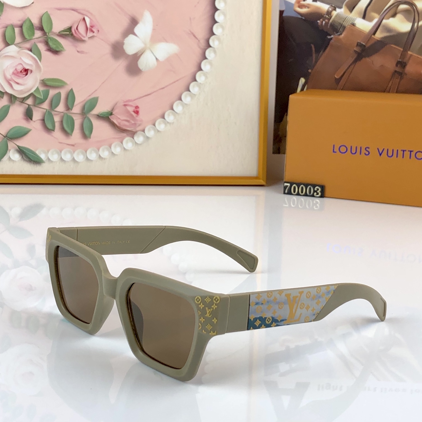 。。Louis vuitto*2026新款方框太阳镜女士轻奢墨镜防紫外线明星同款眼镜