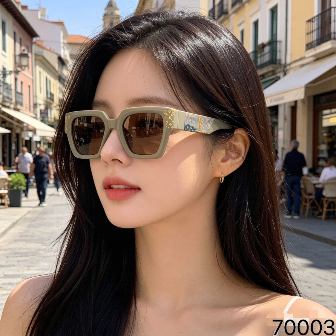 。。Louis vuitto*2026新款方框太阳镜女士轻奢墨镜防紫外线明星同款眼镜