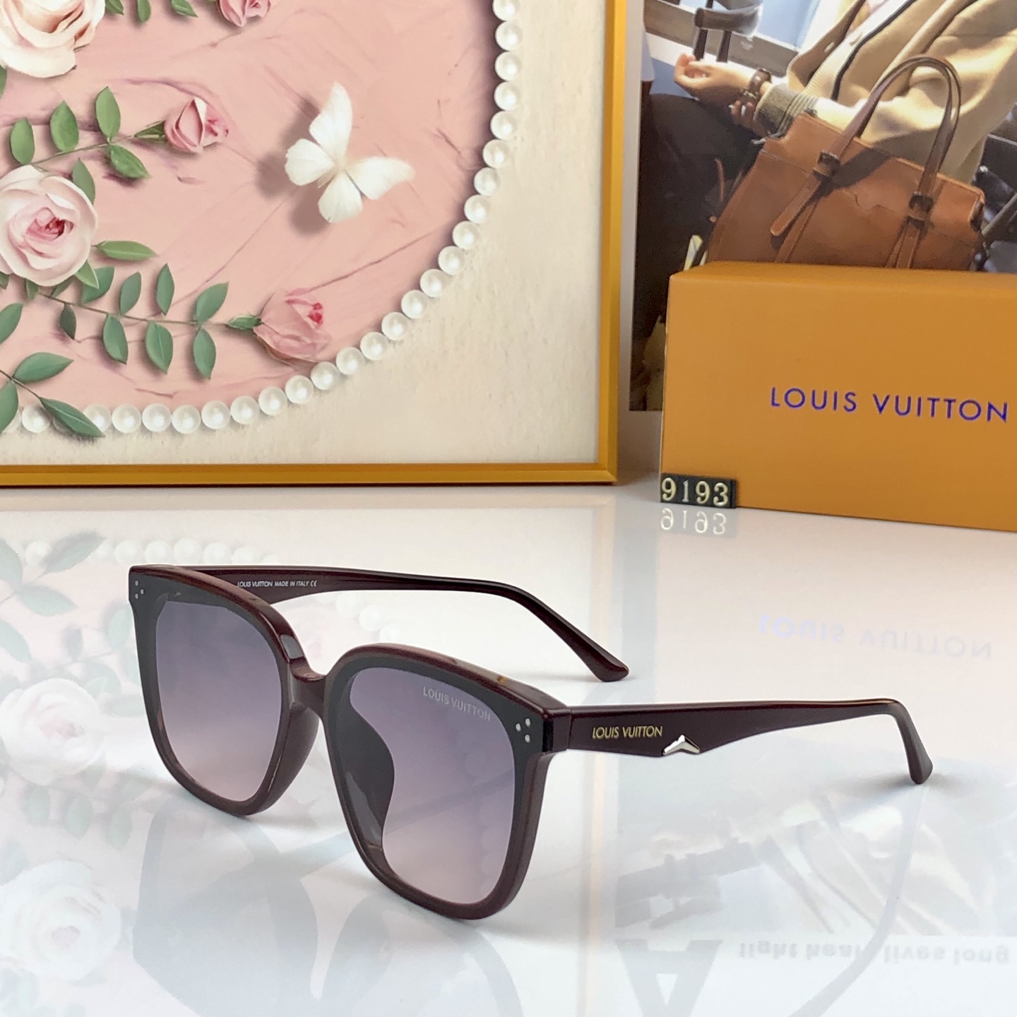 。。Louis vuitto*2026年新款复古墨镜高级感时尚韩版大框显脸小太阳眼镜女士潮