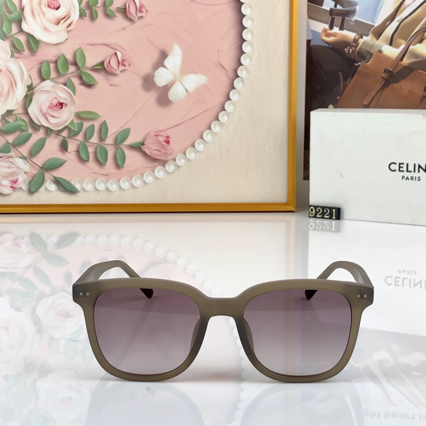 。。Celin*范丞丞同款太阳镜女素颜修颜腮红镜遮阳防紫外线墨镜潮