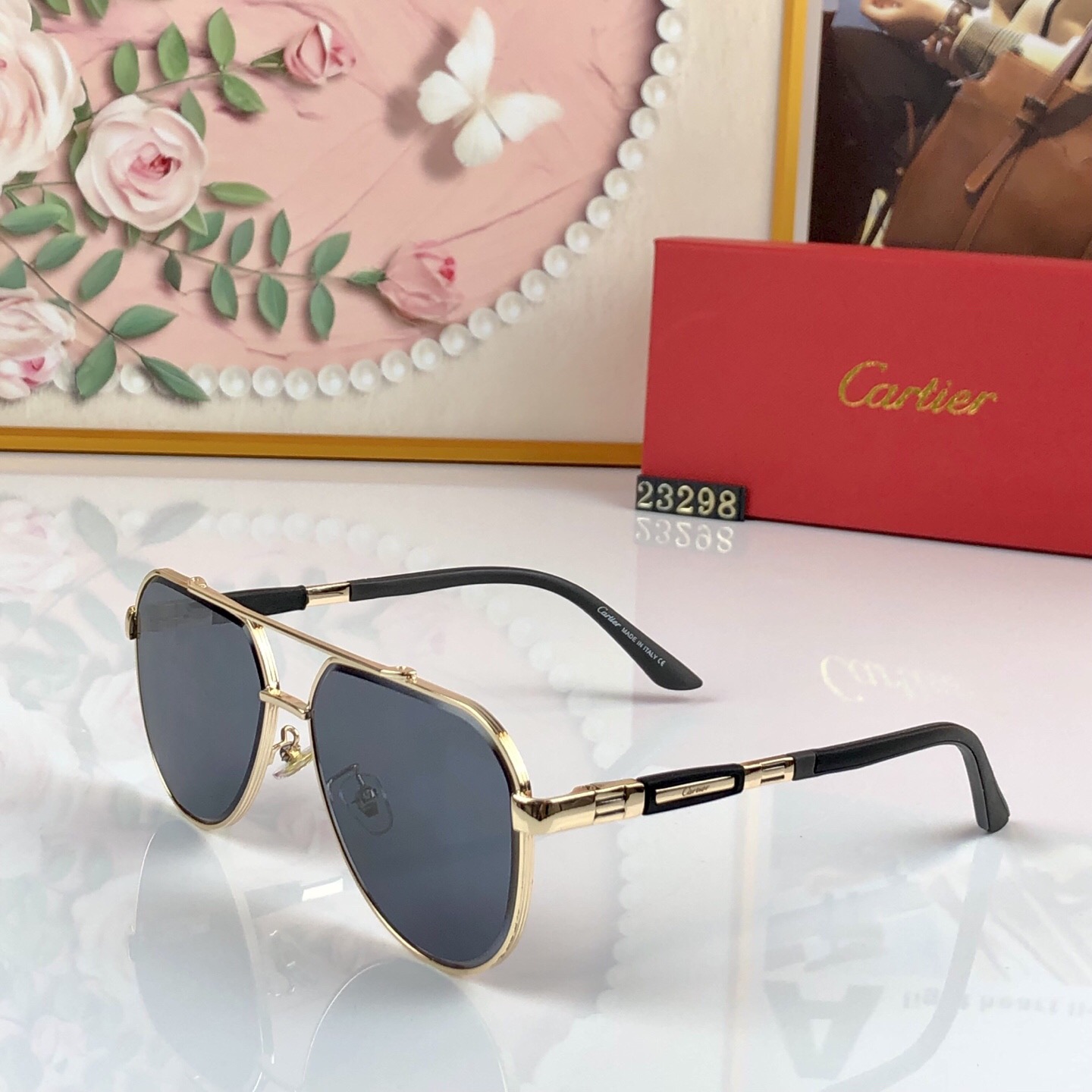 。。Cartie*新款男女同款墨镜时尚潮流休闲眼镜驾驶出行度假太阳眼镜防紫外线
