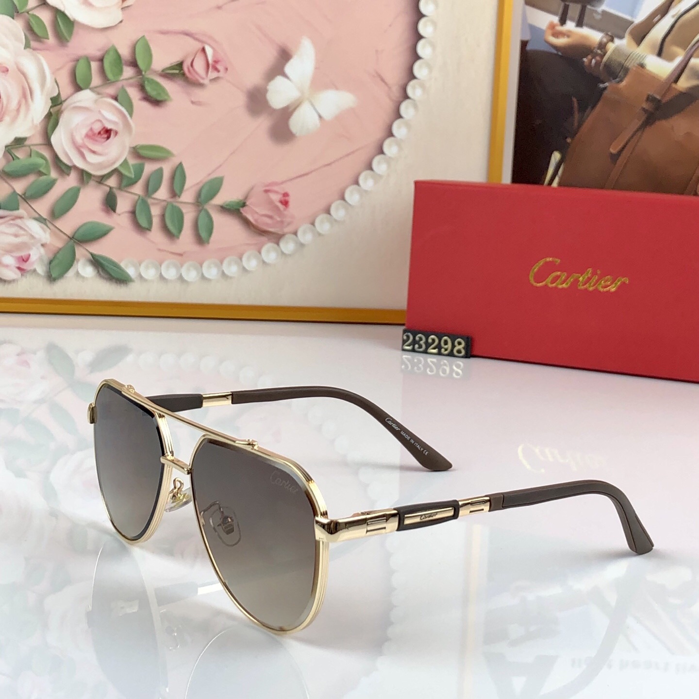 。。Cartie*新款男女同款墨镜时尚潮流休闲眼镜驾驶出行度假太阳眼镜防紫外线