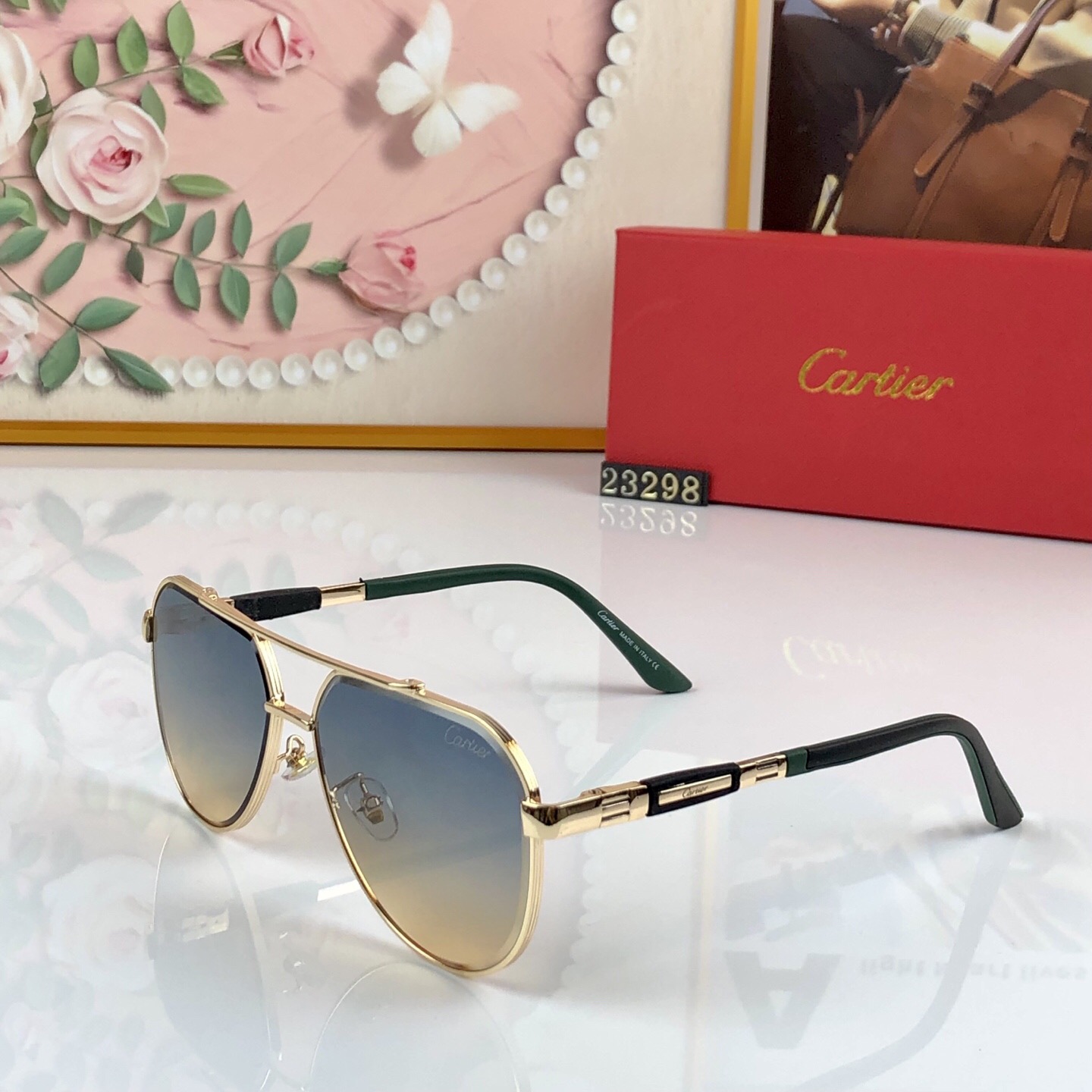 。。Cartie*新款男女同款墨镜时尚潮流休闲眼镜驾驶出行度假太阳眼镜防紫外线