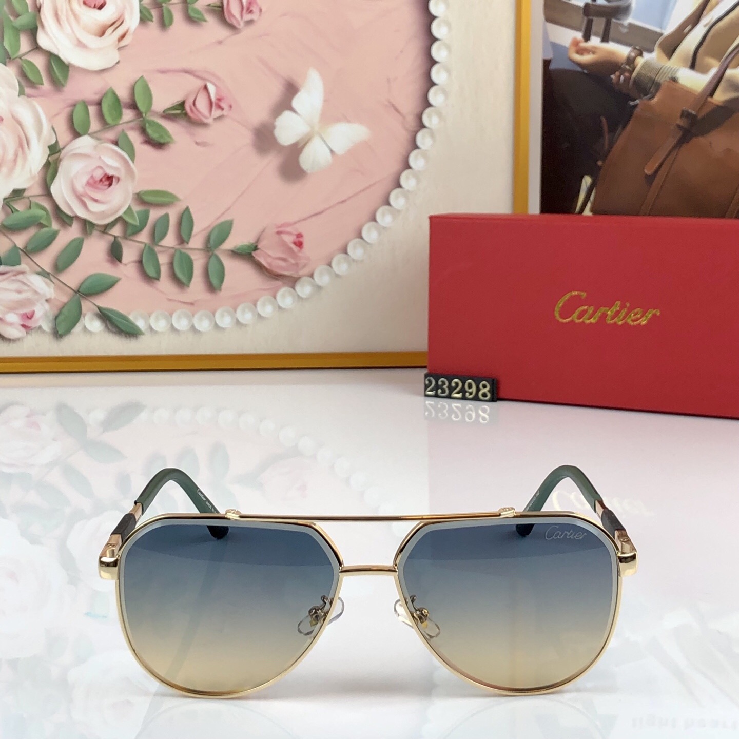 。。Cartie*新款男女同款墨镜时尚潮流休闲眼镜驾驶出行度假太阳眼镜防紫外线