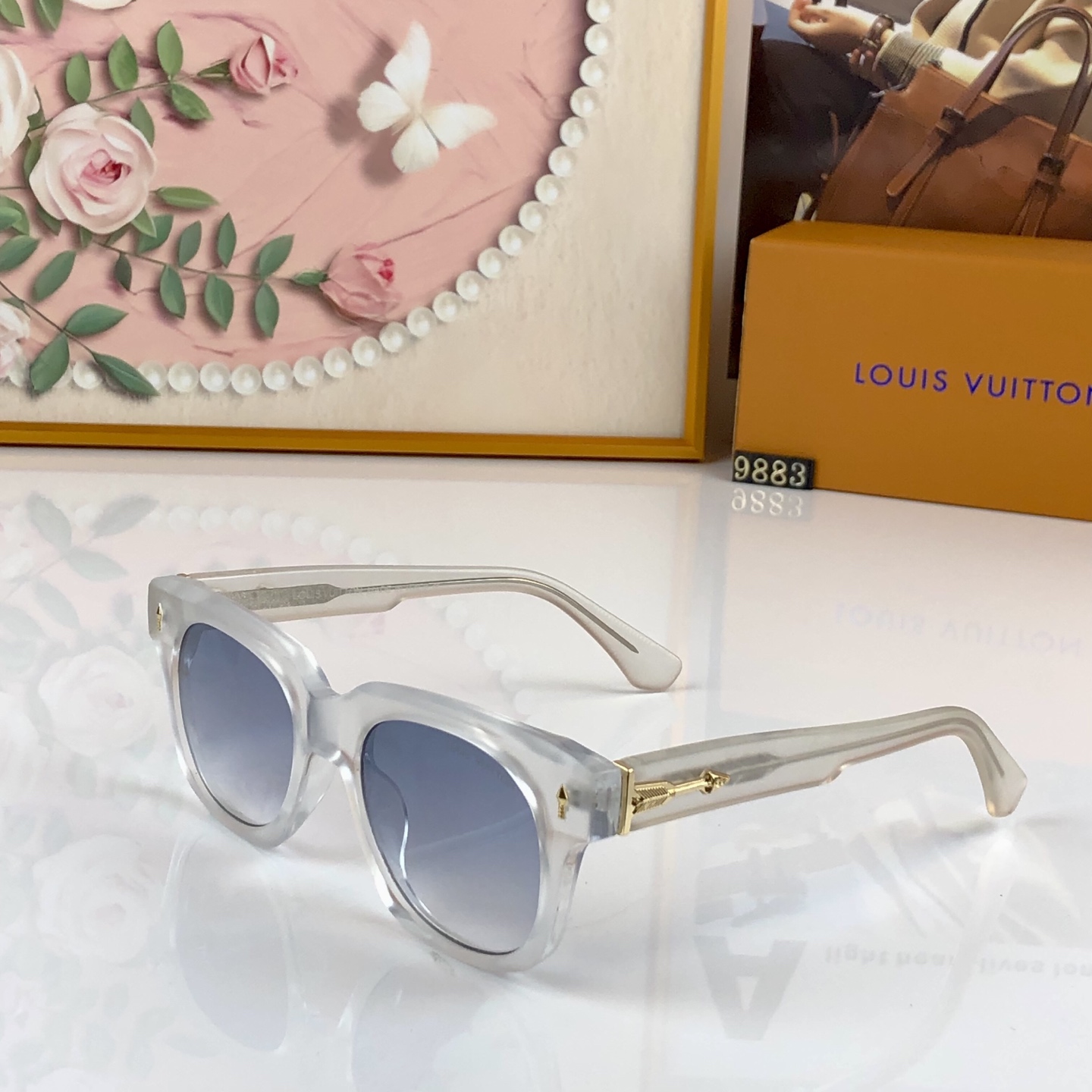 。。Louis vuitto*时尚奢华日式手工太阳镜男聚会度假百搭墨镜眼镜女