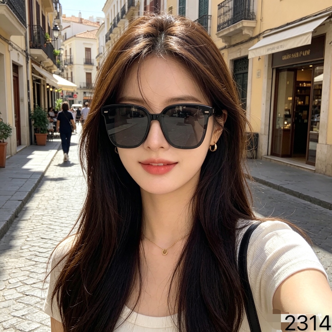 。。Louis vuitto*墨镜女高级感ins太阳眼镜酷防晒炸街显脸小防紫外线高颜值网红