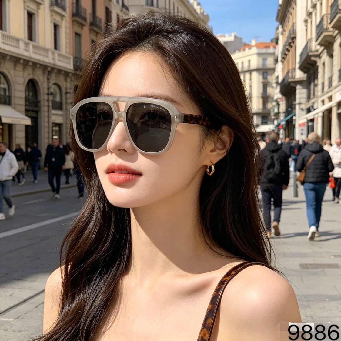 。。Louis vuitto*复古欧美风双梁飞行员太阳眼镜防紫外线跨境墨镜男女新款潮开车用