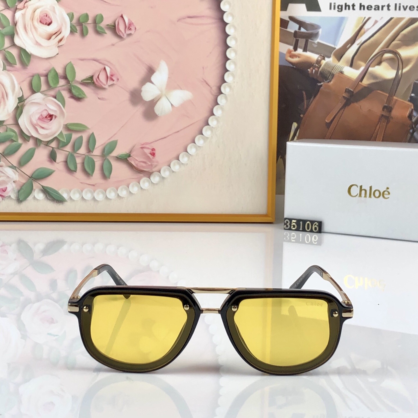 。。Chlo*新款双梁时尚太阳镜男女高级感欧美简约休闲百搭防紫外线墨镜