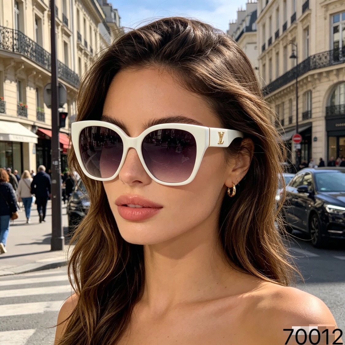 。。Louis vuitto*2026新款大框猫眼墨镜女高级感防紫外线防晒太阳眼镜