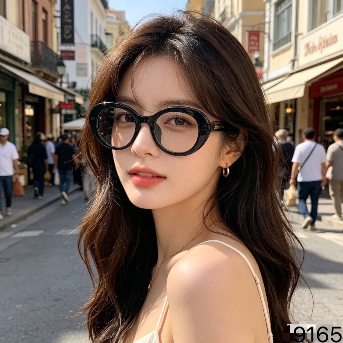 。。Chane*复古玳瑁色椭圆小框近视眼镜框女素颜板材脚防蓝光平光镜架