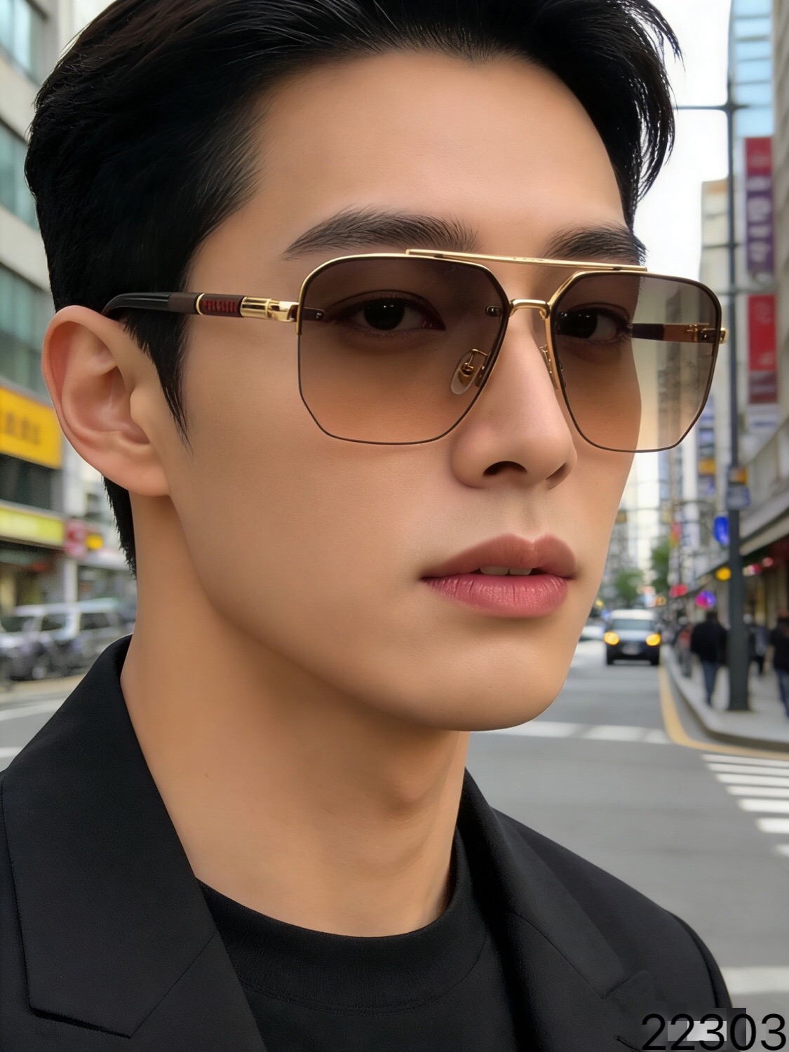 。。Prad*新款男女同款墨镜时尚潮流休闲眼镜驾驶出行度假太阳眼镜防紫外线