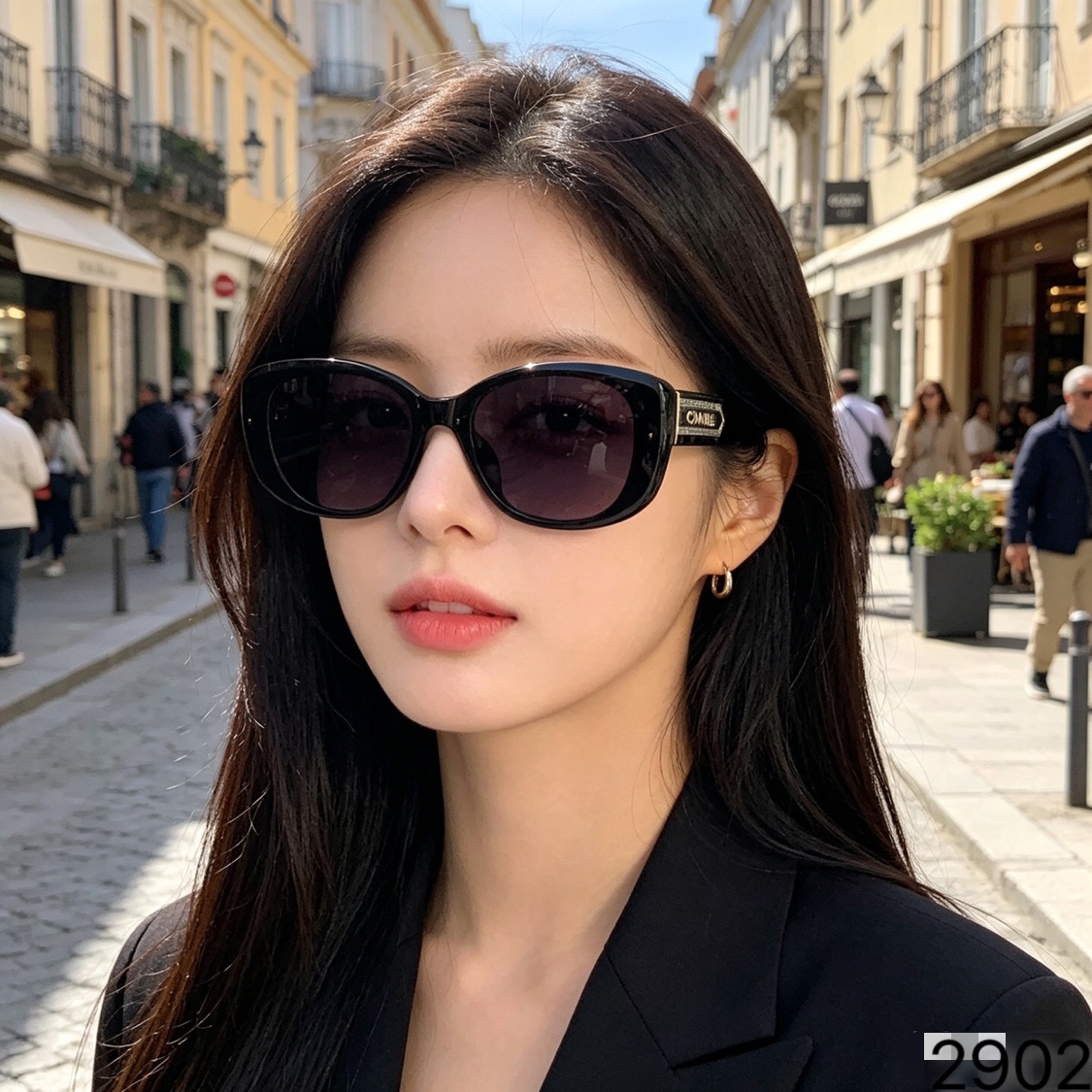 。。Chane*2026年新款女高级感潮酷辣妹风小香风开车防晒太阳镜
