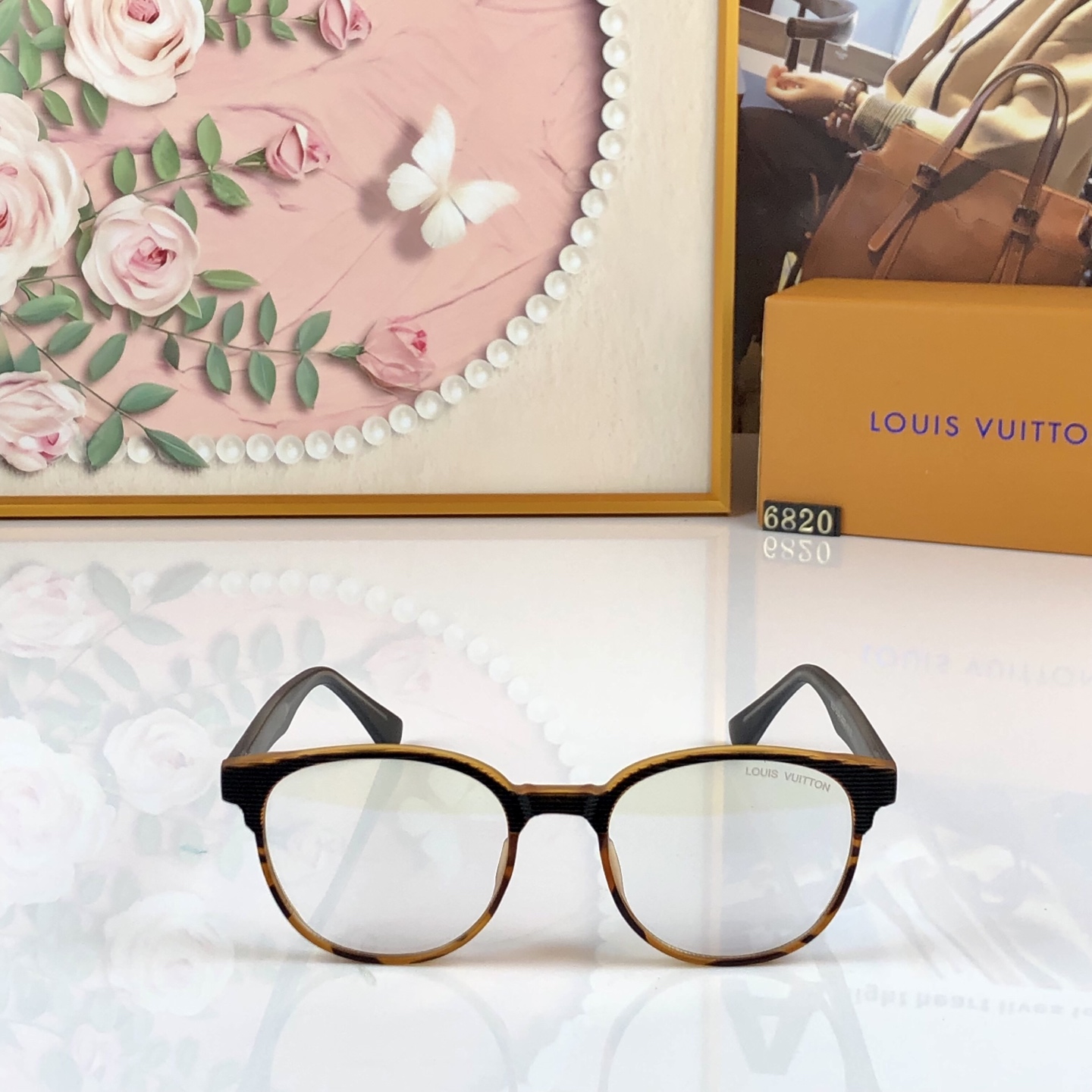 。。Louis vuitto*【品质】素颜休闲轻奢高级感复古时尚潮文艺眼镜框架男女