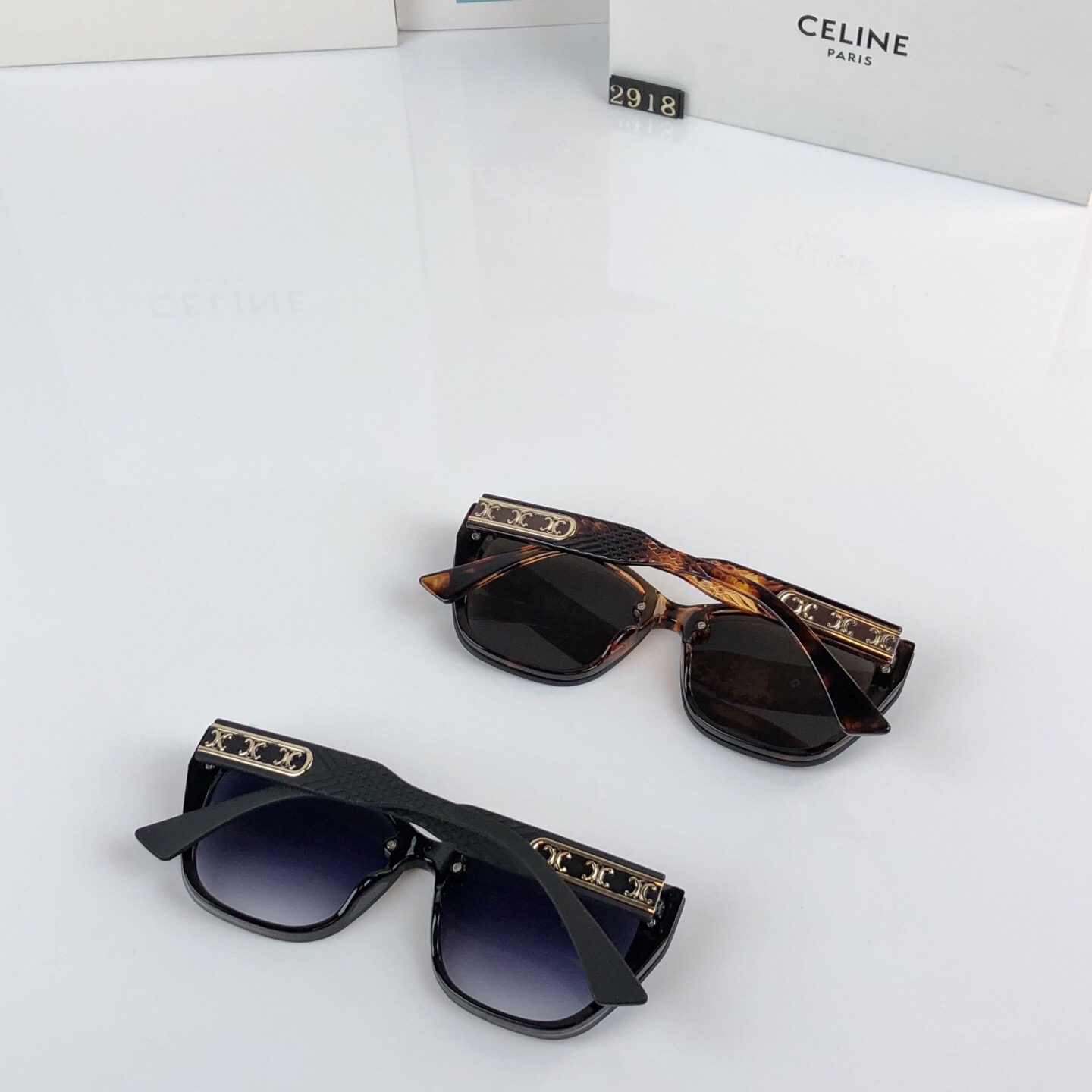 。。Celin*法式大框猫眼适合方圆脸墨镜女款潮夏季遮阳防紫外线大脸太阳眼镜