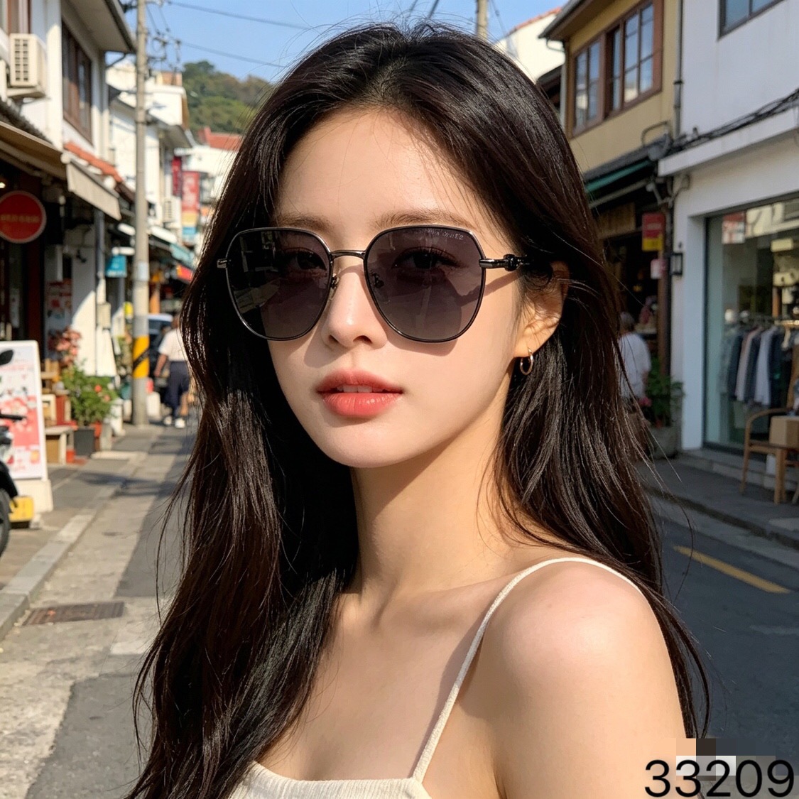 。。Louis vuitto*韩版时尚遮阳太阳眼镜女士户外出游拍照渐变墨镜防紫外线眼镜