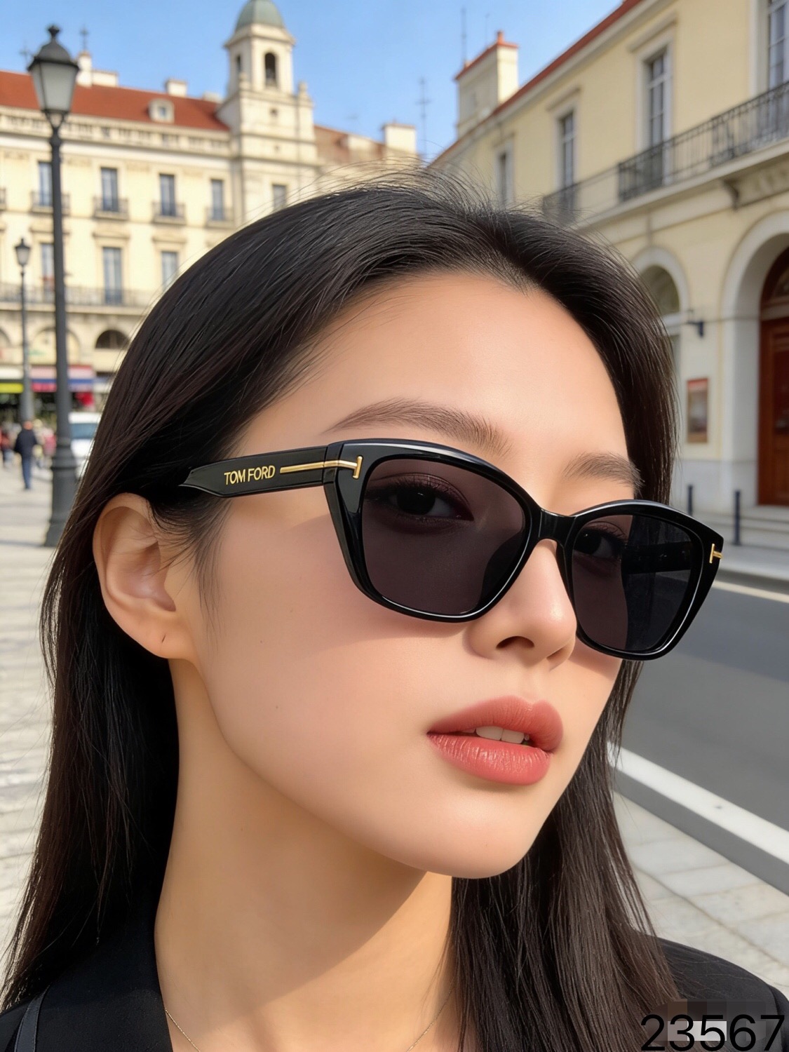 。。Tom For*新款猫眼型太阳眼镜女款时尚潮流墨镜精品太阳镜女款