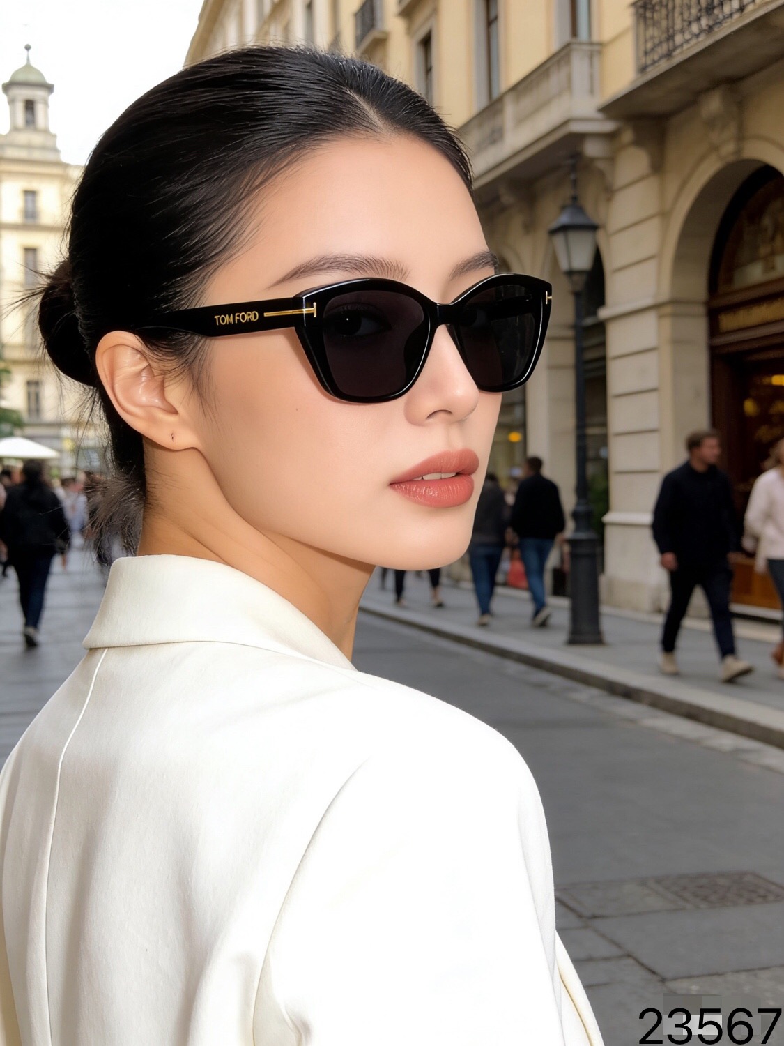 。。Tom For*新款猫眼型太阳眼镜女款时尚潮流墨镜精品太阳镜女款