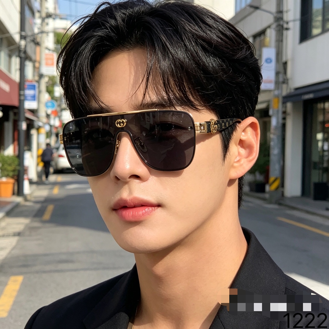 。。Gucc*新款男女同款太阳镜时尚潮流眼镜驾驶出游休闲太阳眼镜防紫外线